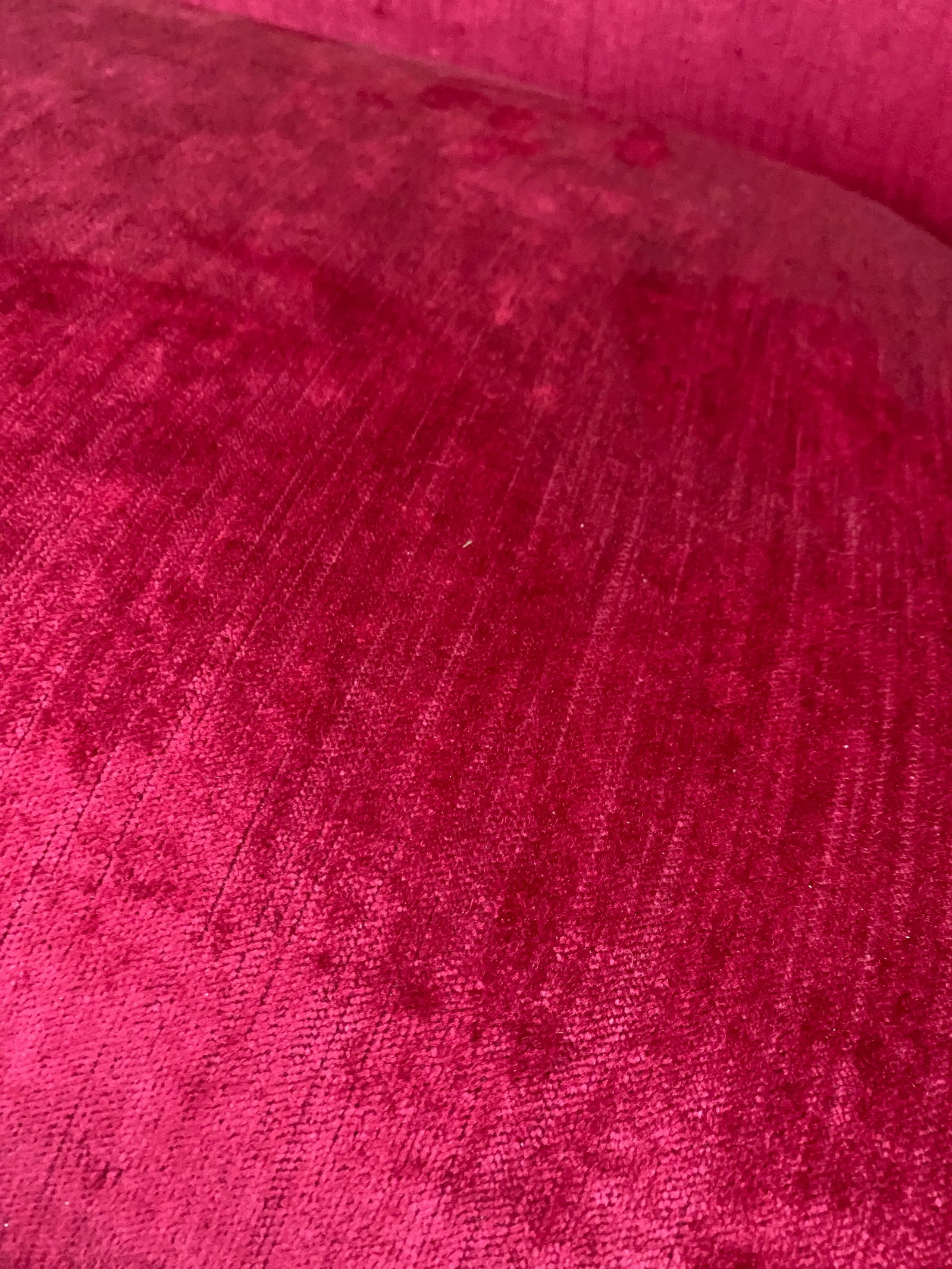 Bespoke Carla Lounge Cherry Cerise Velvet Chairs - A Pair - 6