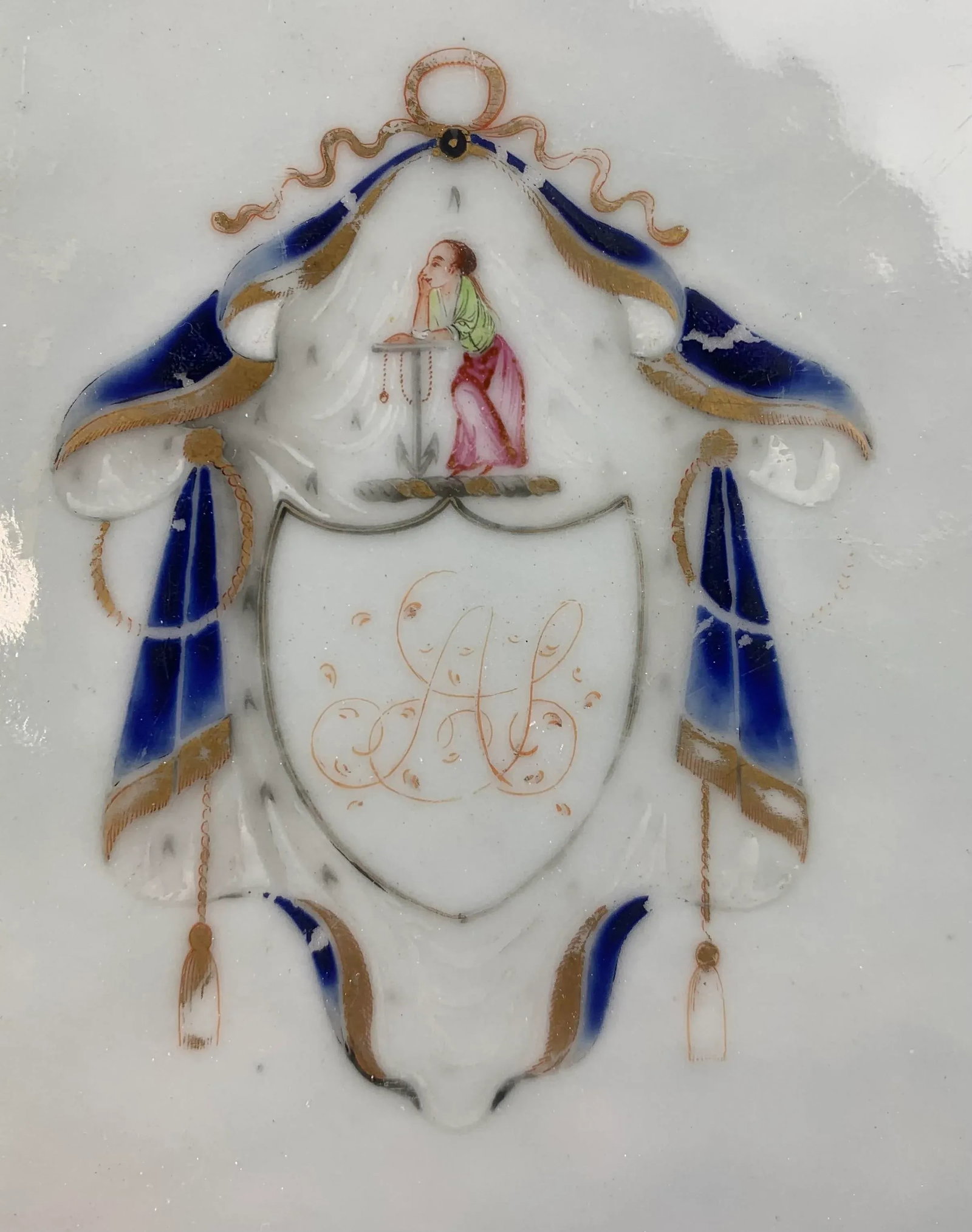 Vintage 18th Century China Trader Serving Platter - 5