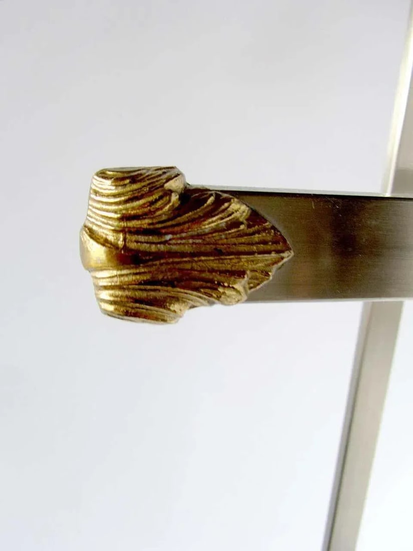 Maison Jansen Steel and Brass Gentleman Valet, Made in Italy - 9