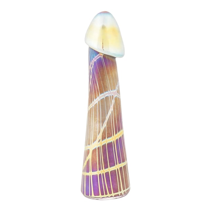 Loetz Manner Iridescent Art Glass Phallus Figure (1 of 7)