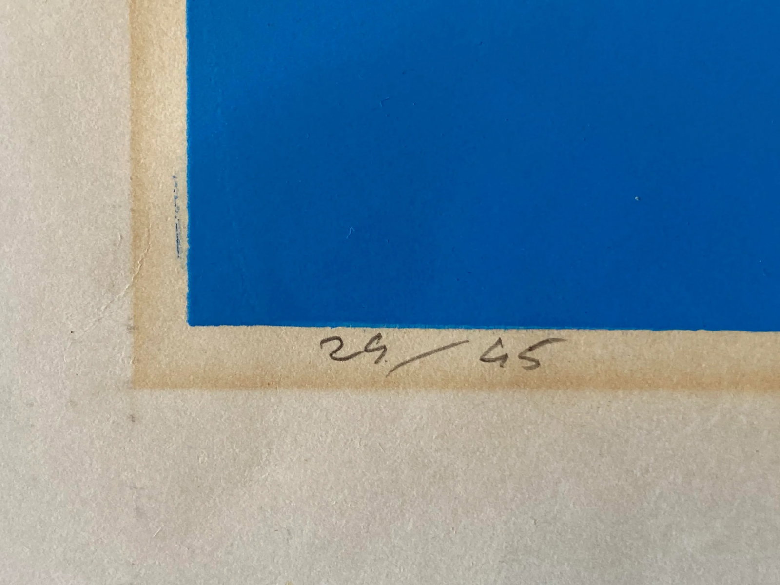 1960s Modernist Abstract Print, Signed - 3