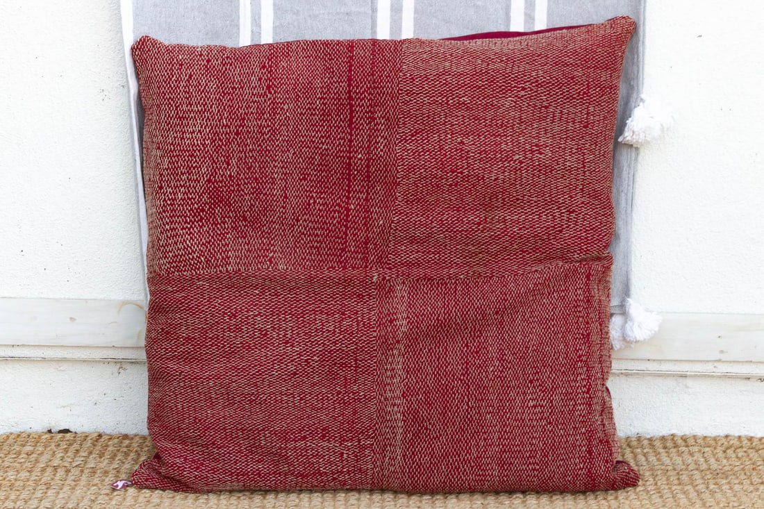 Antique Multicolor Confetti Saami Floor Cushion - 3