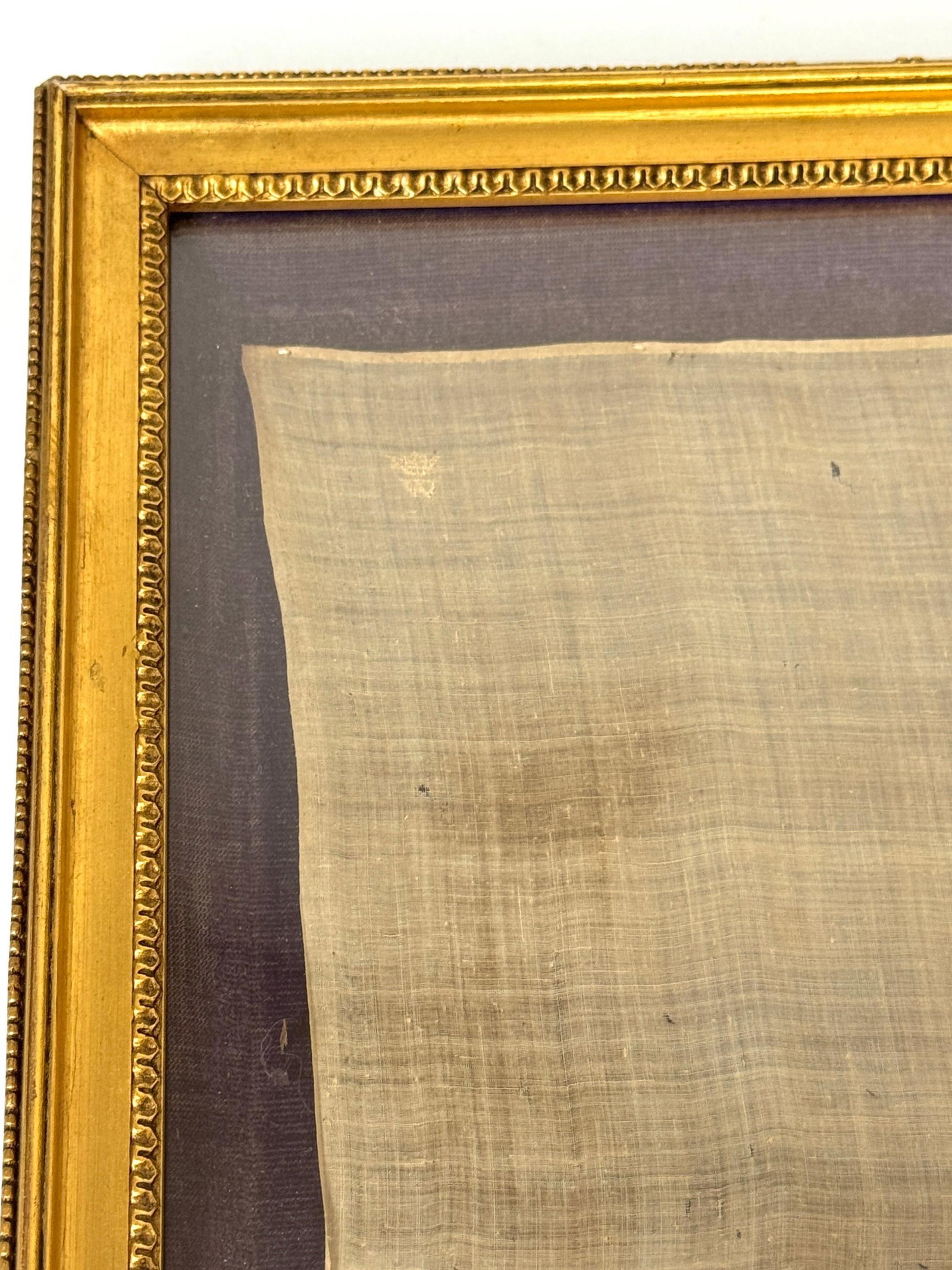 Sir Arthur Wellesley, 1st Duke of Wellington's Silk Handkerchief, Framed - 12