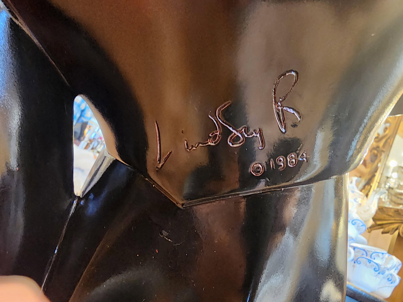 1984s Lindsey B Balkweill English Butler Signed by Artist. - 6