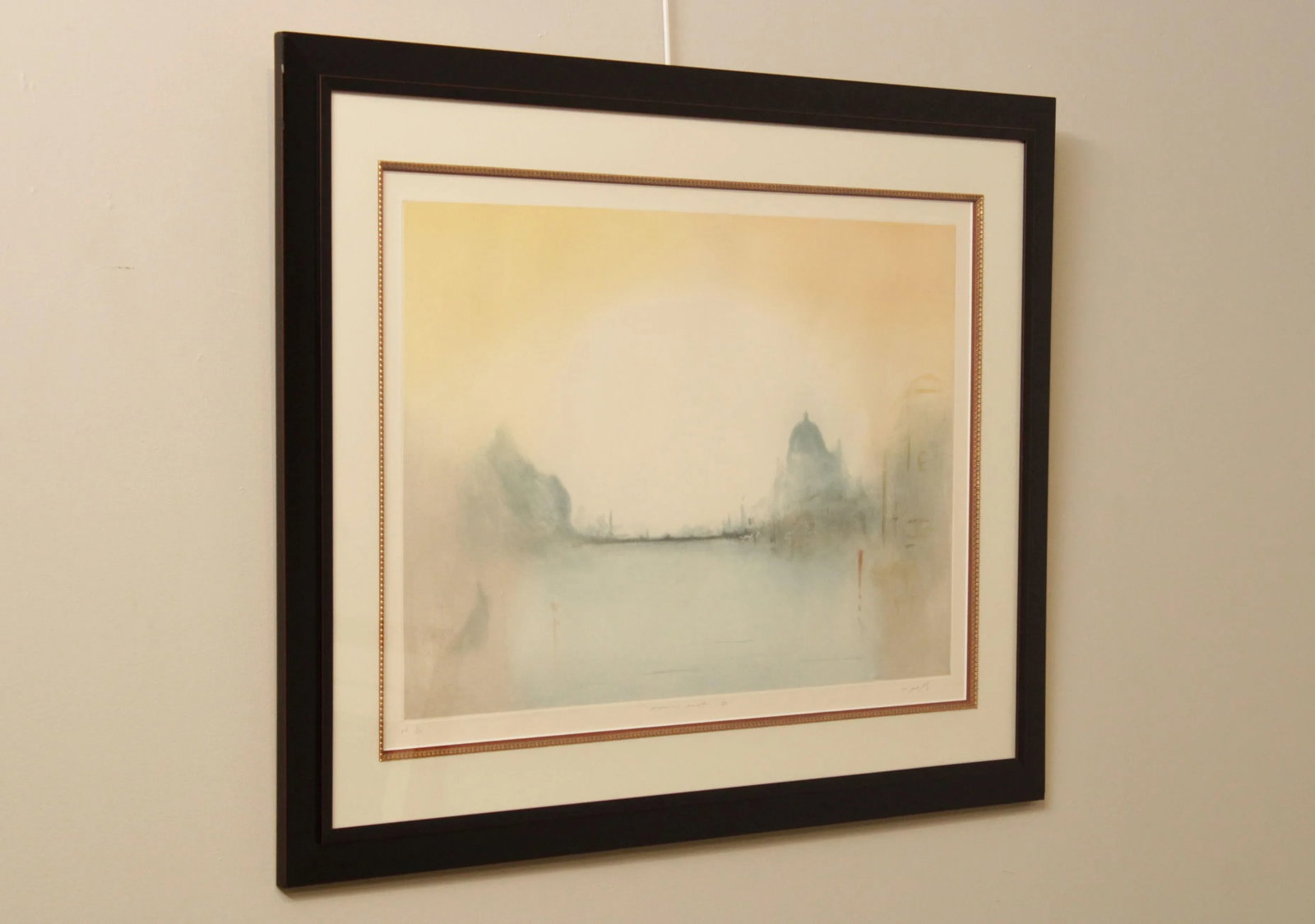 M. J. Wells, 'Morning Mist II' Artist Proof Aquatint - 3