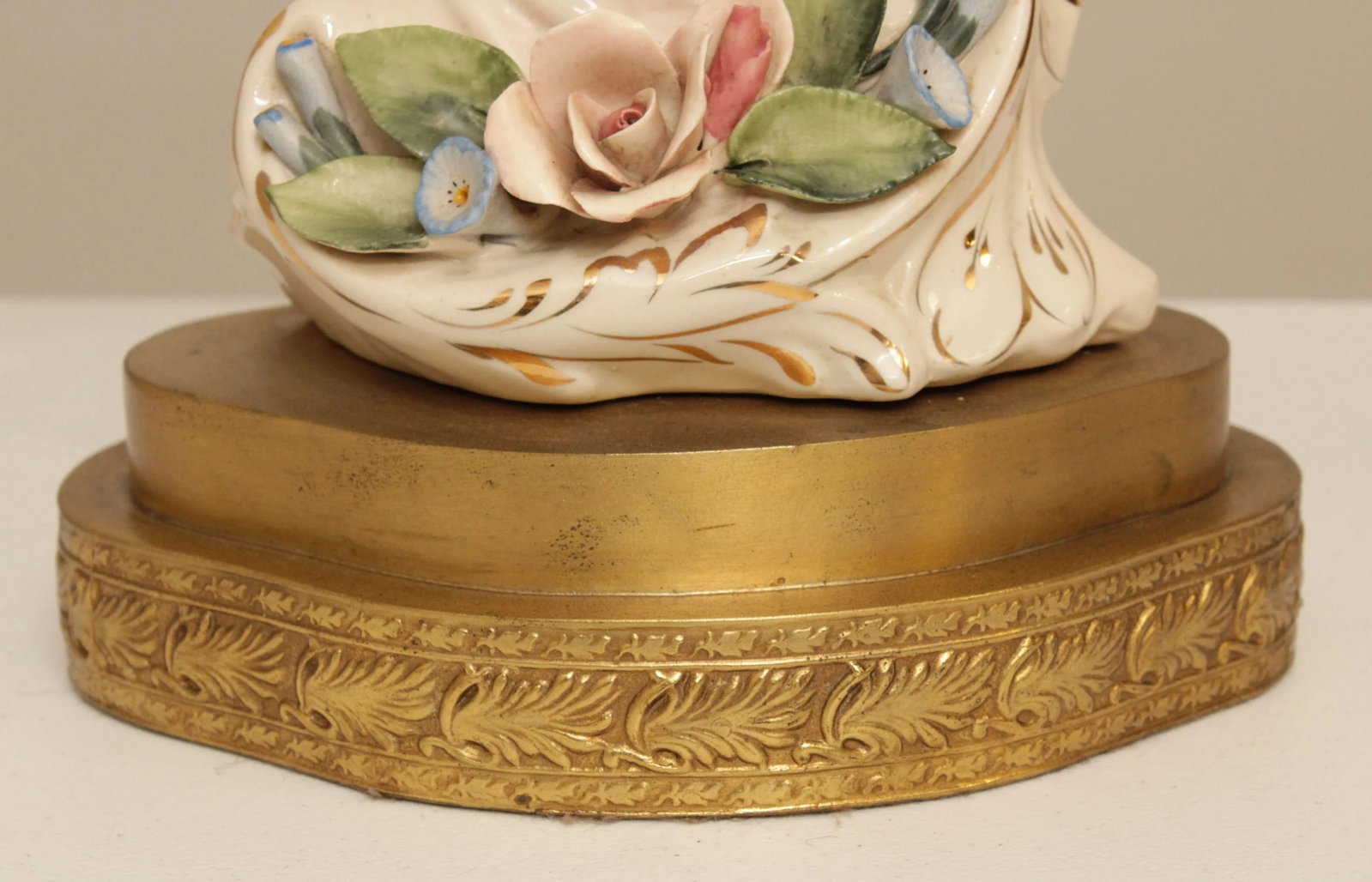 Vintage Porcelain Figurine Table Lamps - A Pair - 6