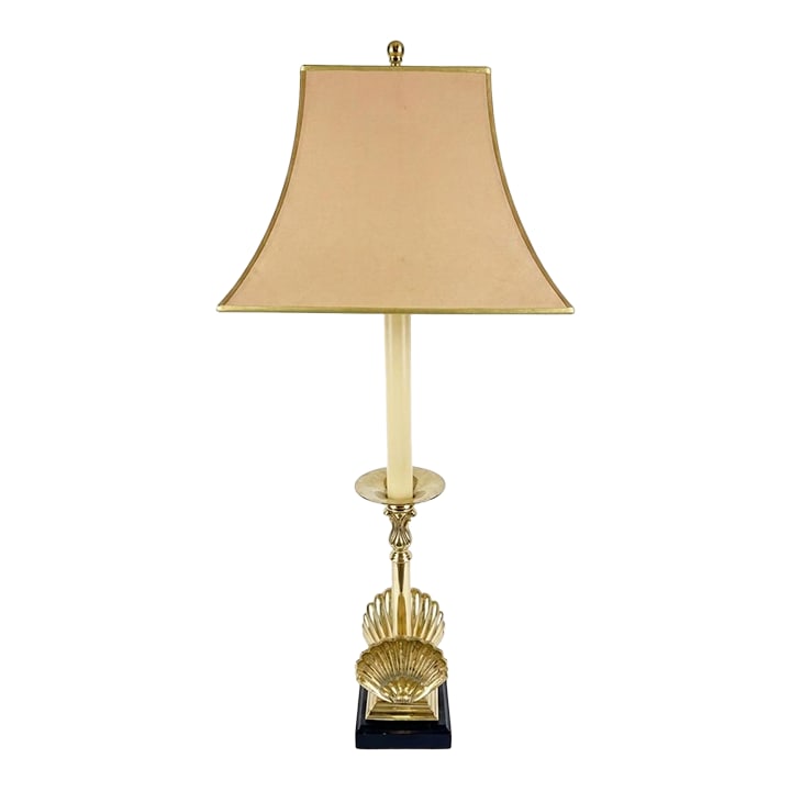 1970s Sarried, LTD Solid Brass Shell Candlestick Table (1 of 13)