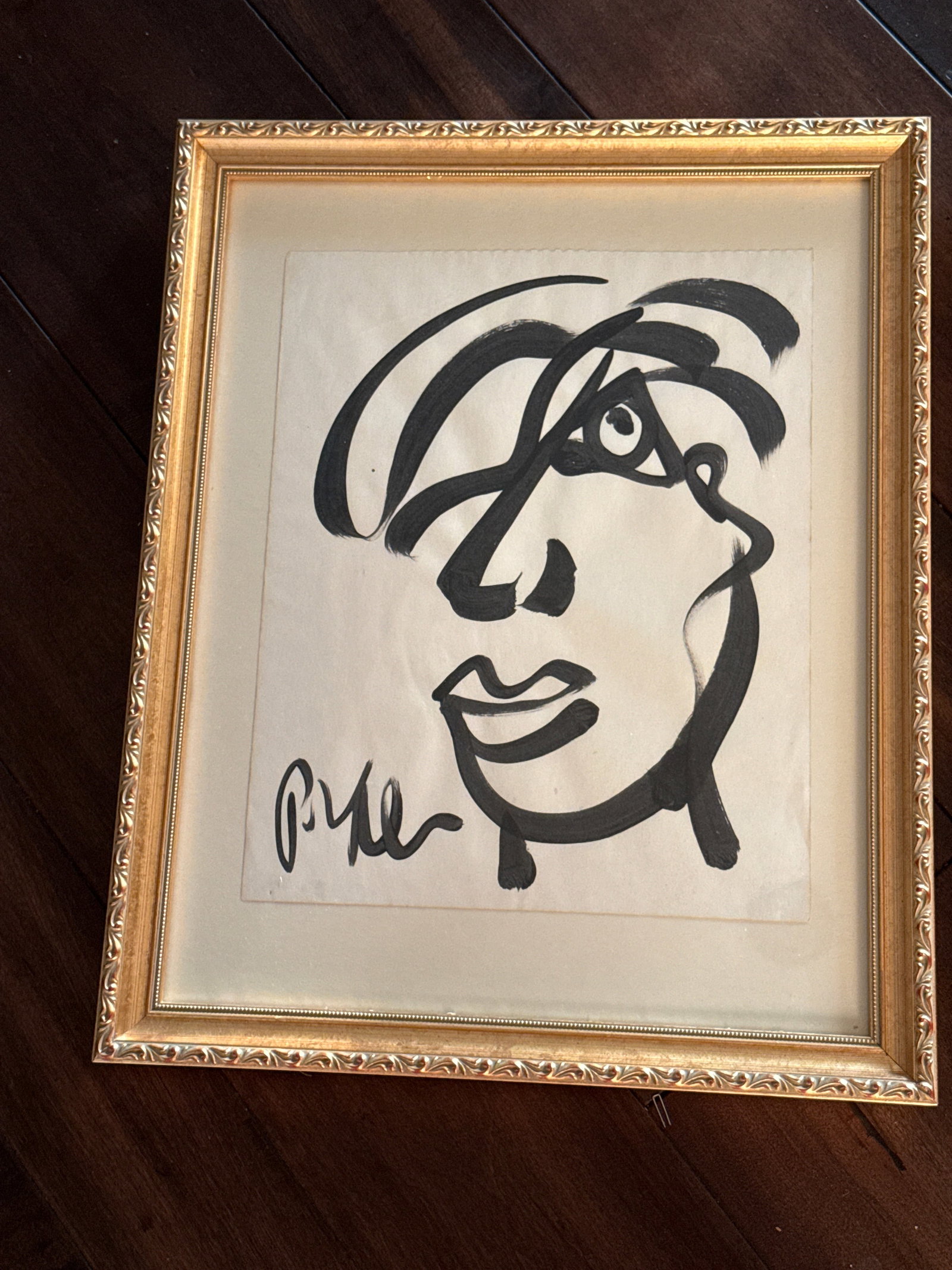 1960s Peter Keil Black and White Portrait Paintings - Set of 2 - 4