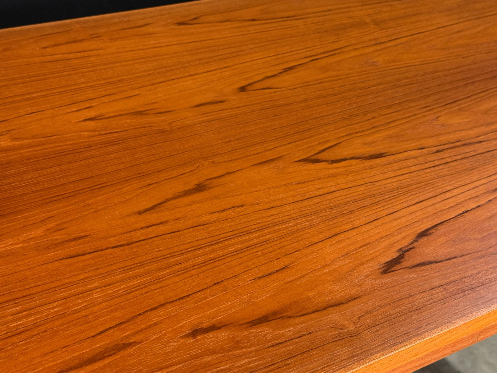 Danish Modern Teak Drop-Leaf Writing Desk With Two Drawers, Denmark, 1960s - 5