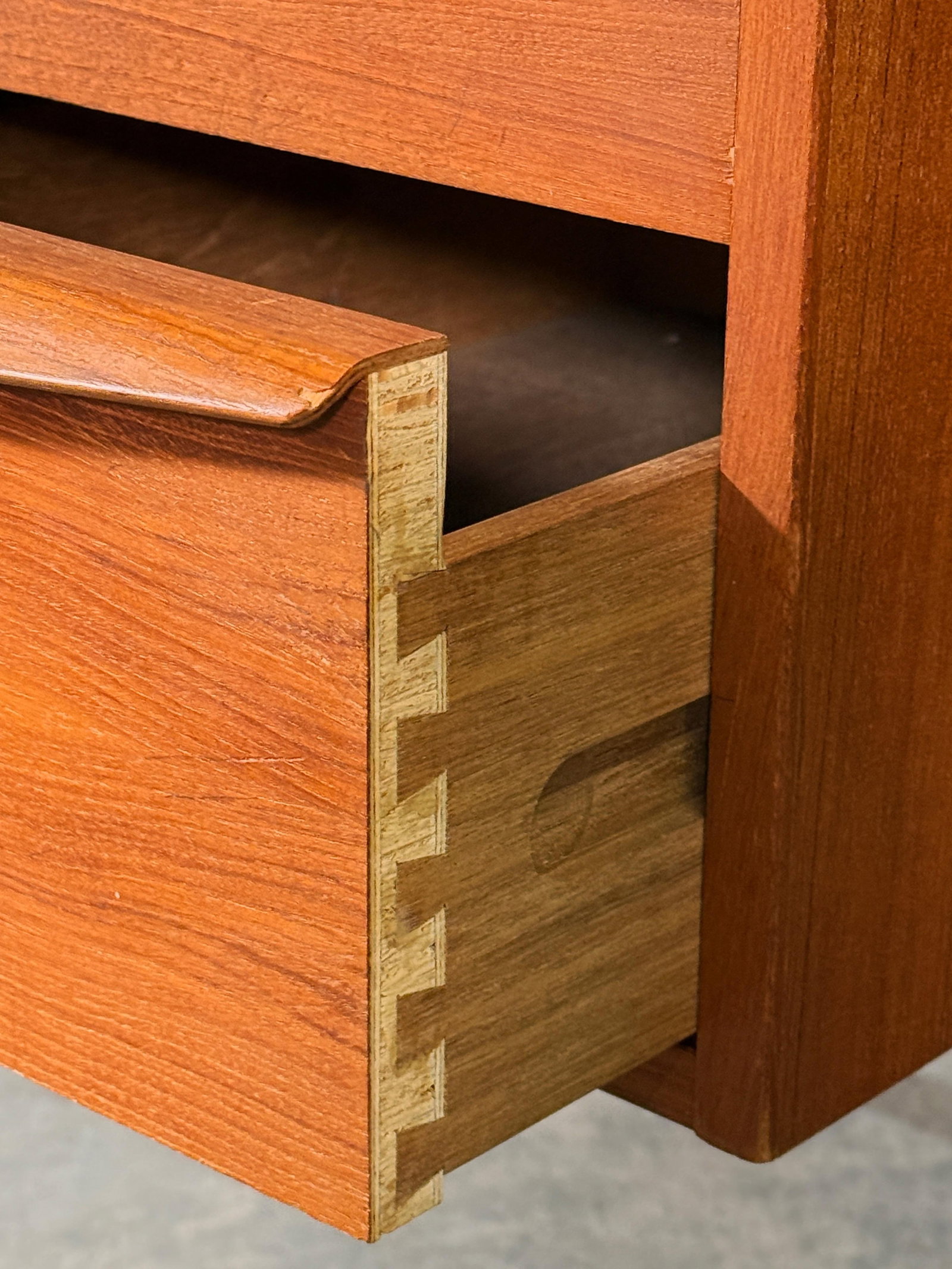 Danish Modern Teak Drop-Leaf Writing Desk With Two Drawers, Denmark, 1960s - 9