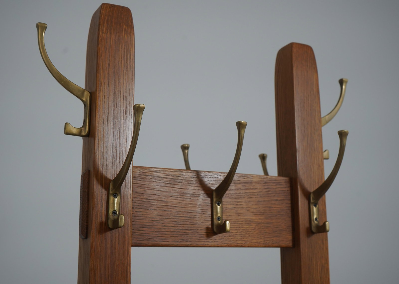 Stickley Mission Oak Coat Rack Hall Tree - 6