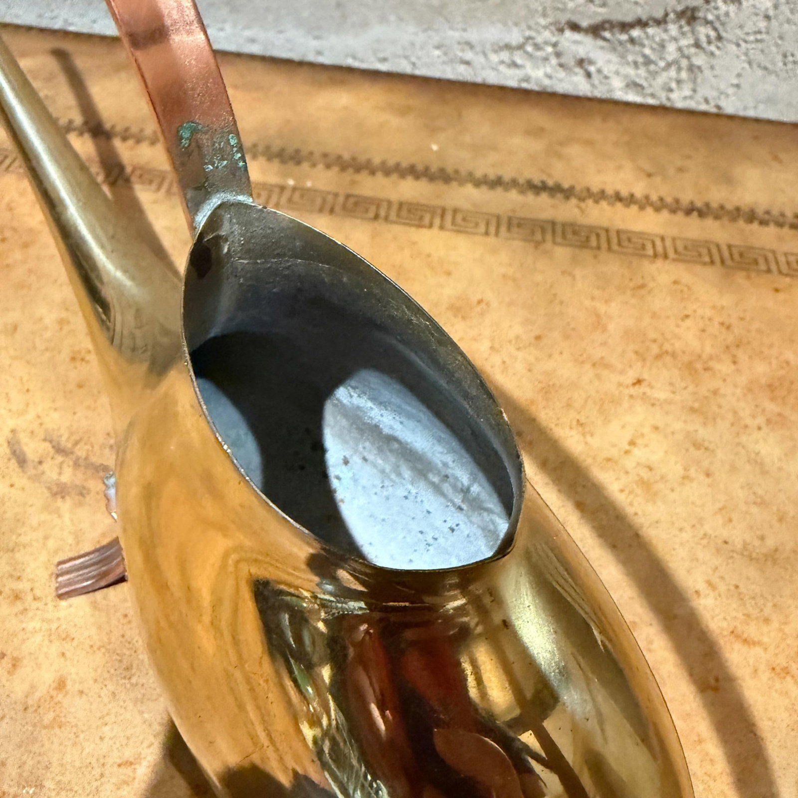 Mid-Century Modern Brass Watering Can Ariosa Carl Aubock GÃ¼nter Kupetz Era - 10