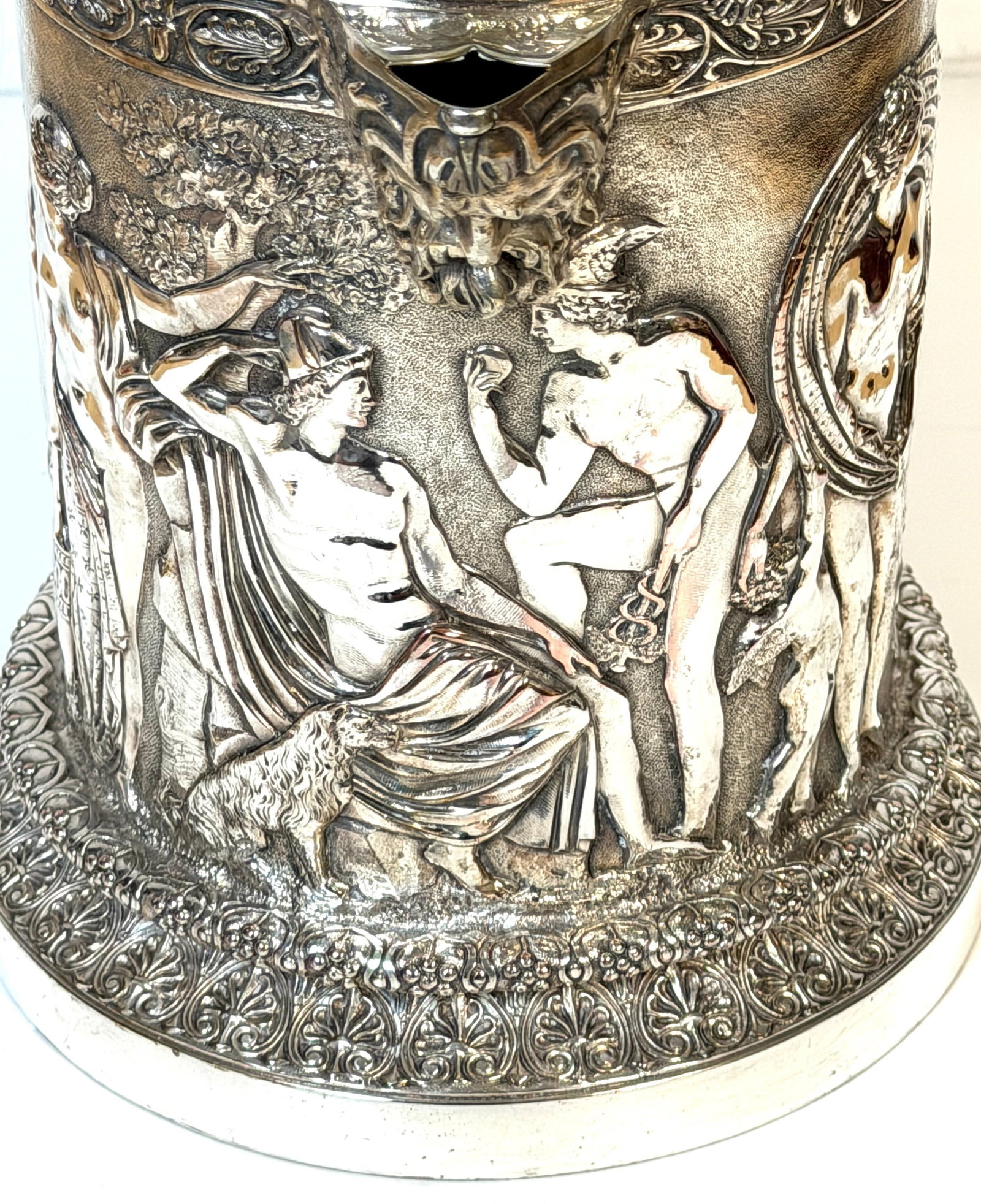 English Silver-Plated Classical Claret Jug by JG & Sons (James Dixon & Sons) - 11