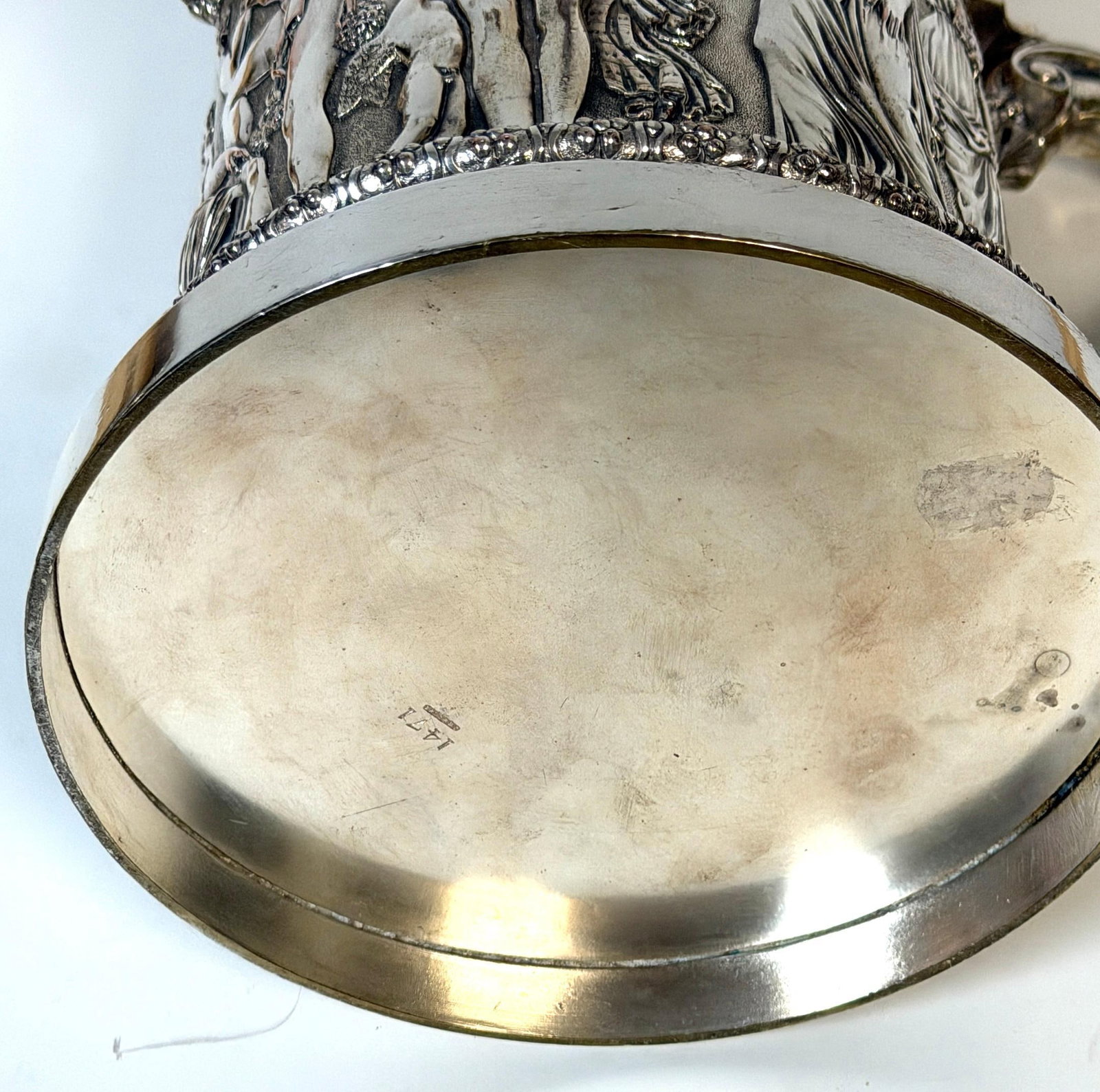 English Silver-Plated Classical Claret Jug by JG & Sons (James Dixon & Sons) - 12