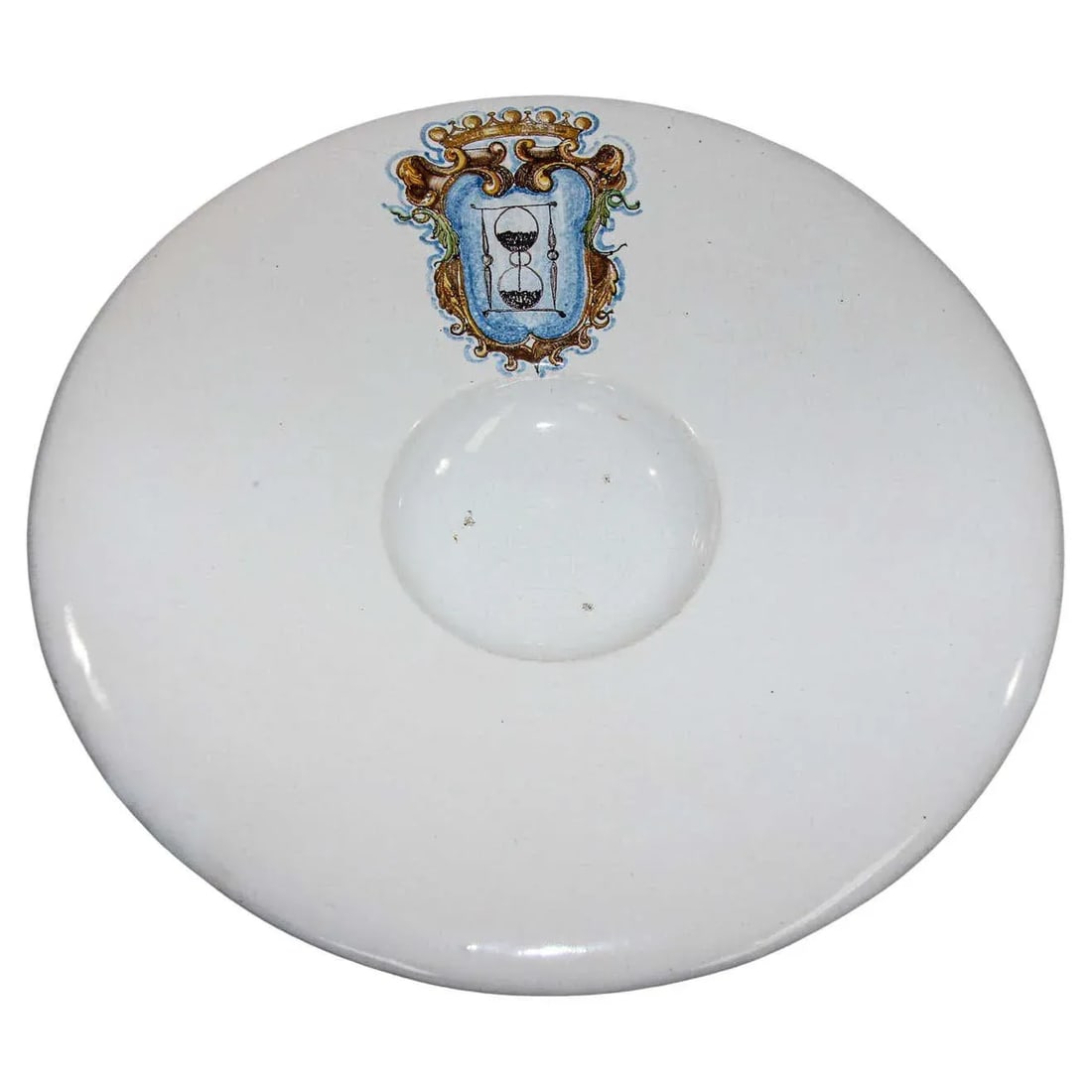 Vintage Talavera Large Stoneware White Bowl Spain - 13