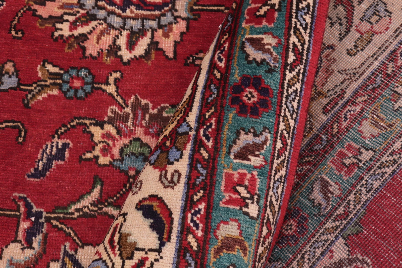 Hand-Knotted Wool Area Rug 9.7x12.9 - 4