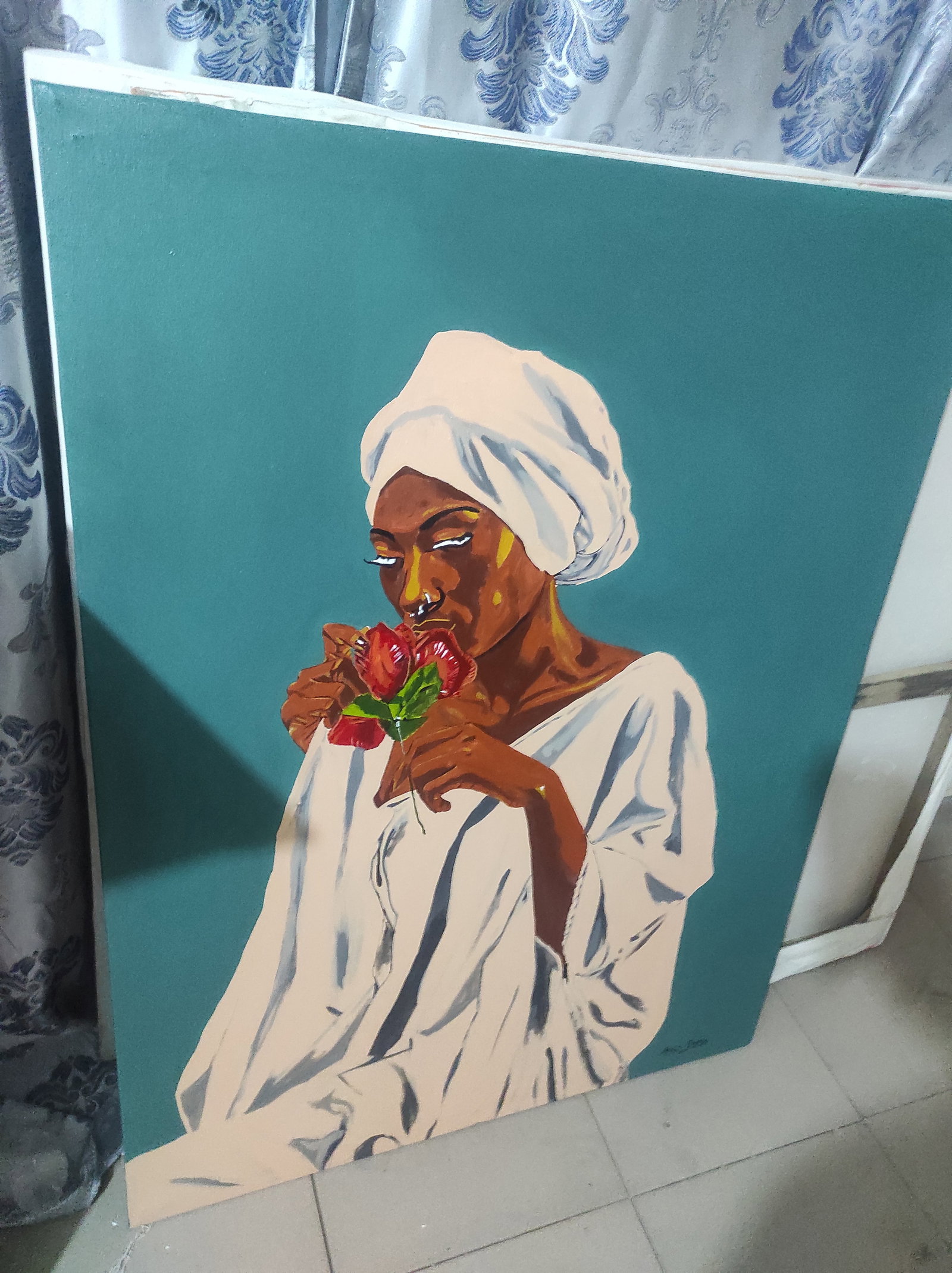 One Day I'll Find a Way, Acrylic Painting by Emmanuel Akolo, (2022) - 2