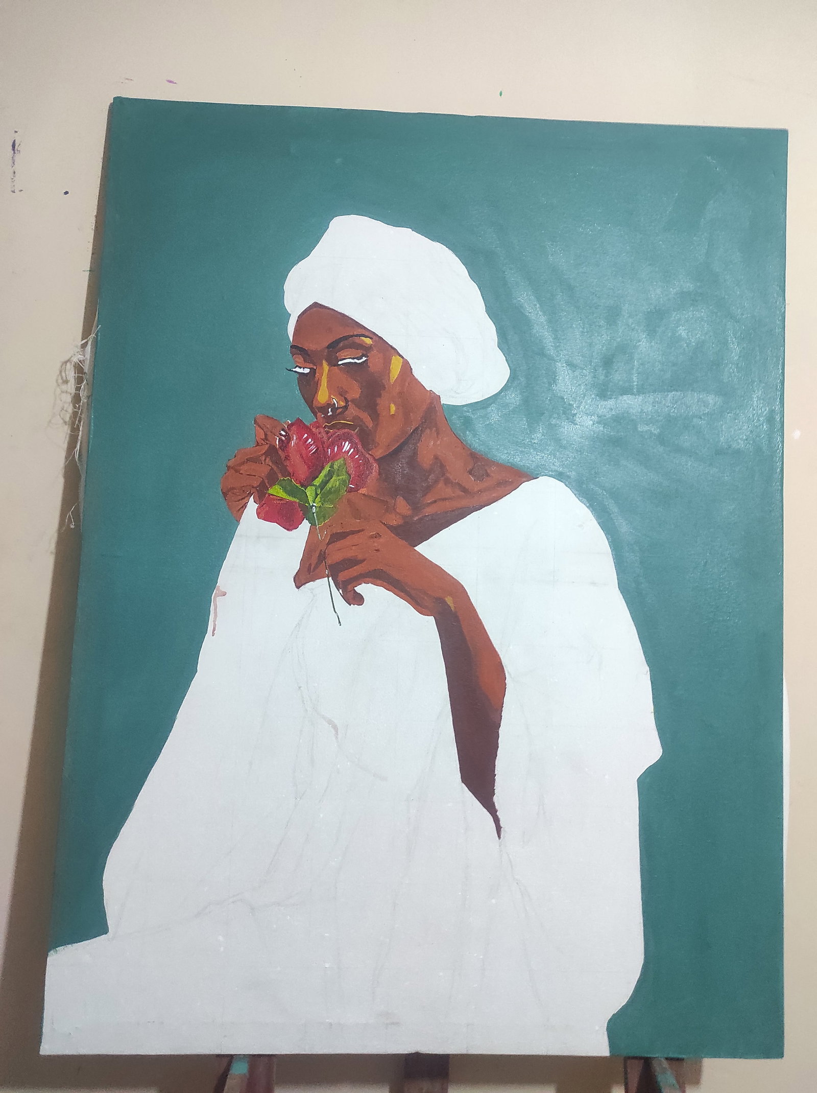 One Day I'll Find a Way, Acrylic Painting by Emmanuel Akolo, (2022) - 3