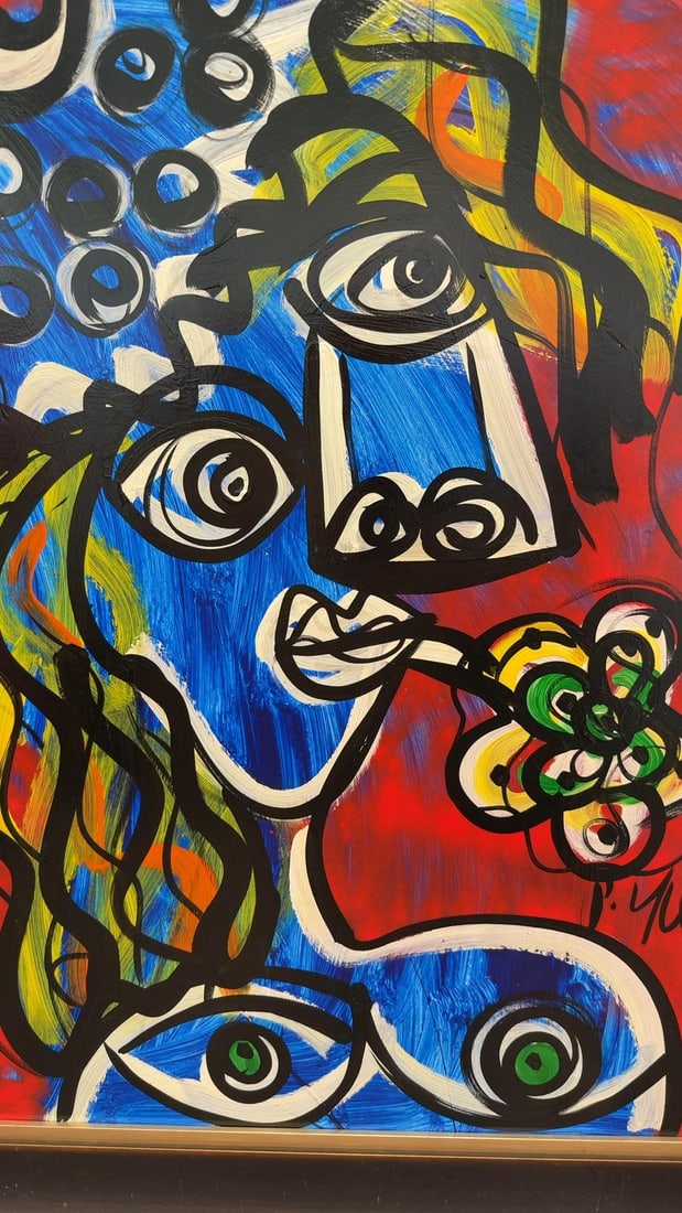Blue Pablo Picasso Titled Peter Keil Painting - 2