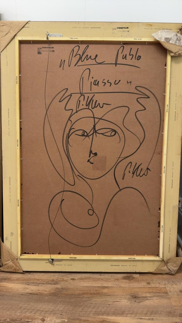 Blue Pablo Picasso Titled Peter Keil Painting - 4