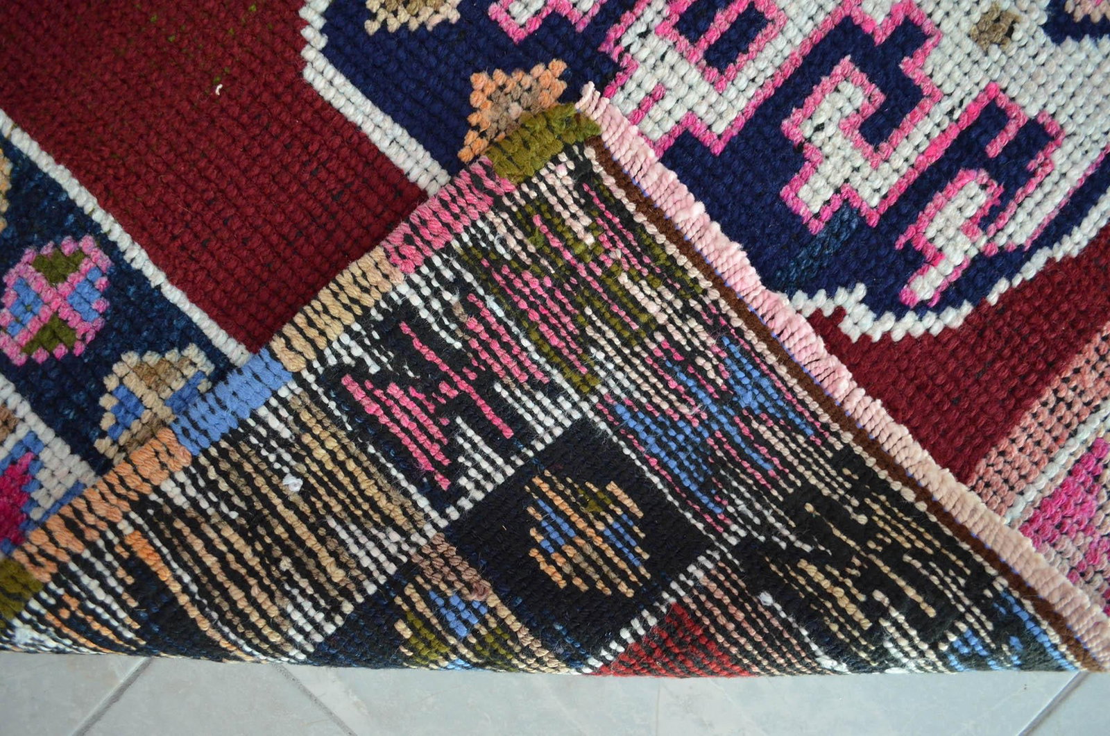 Vintage Hand Knotted Rug Ethnic Kurdish Rug - 4"²8"³ X 8"² - 12