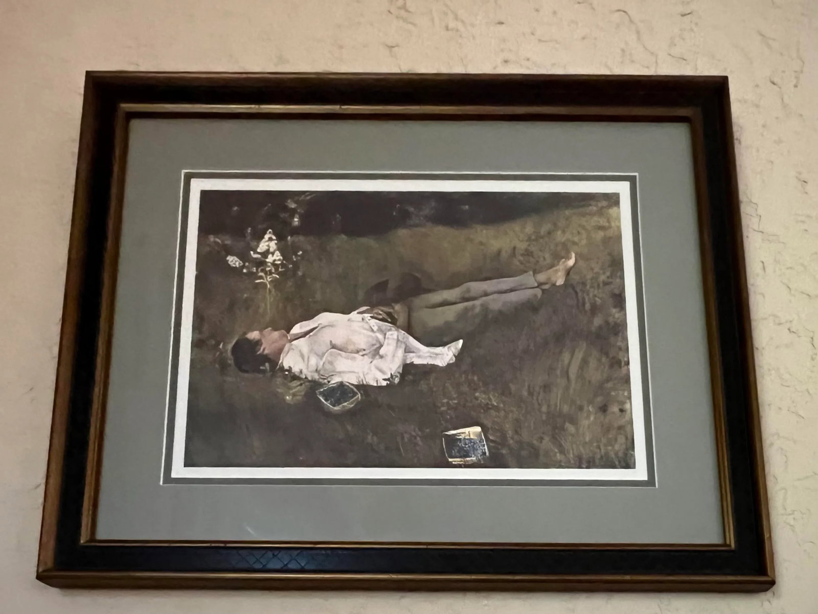 Vintage Framed & Matted Prints by Andrew Wyett Collection of 3 - 2