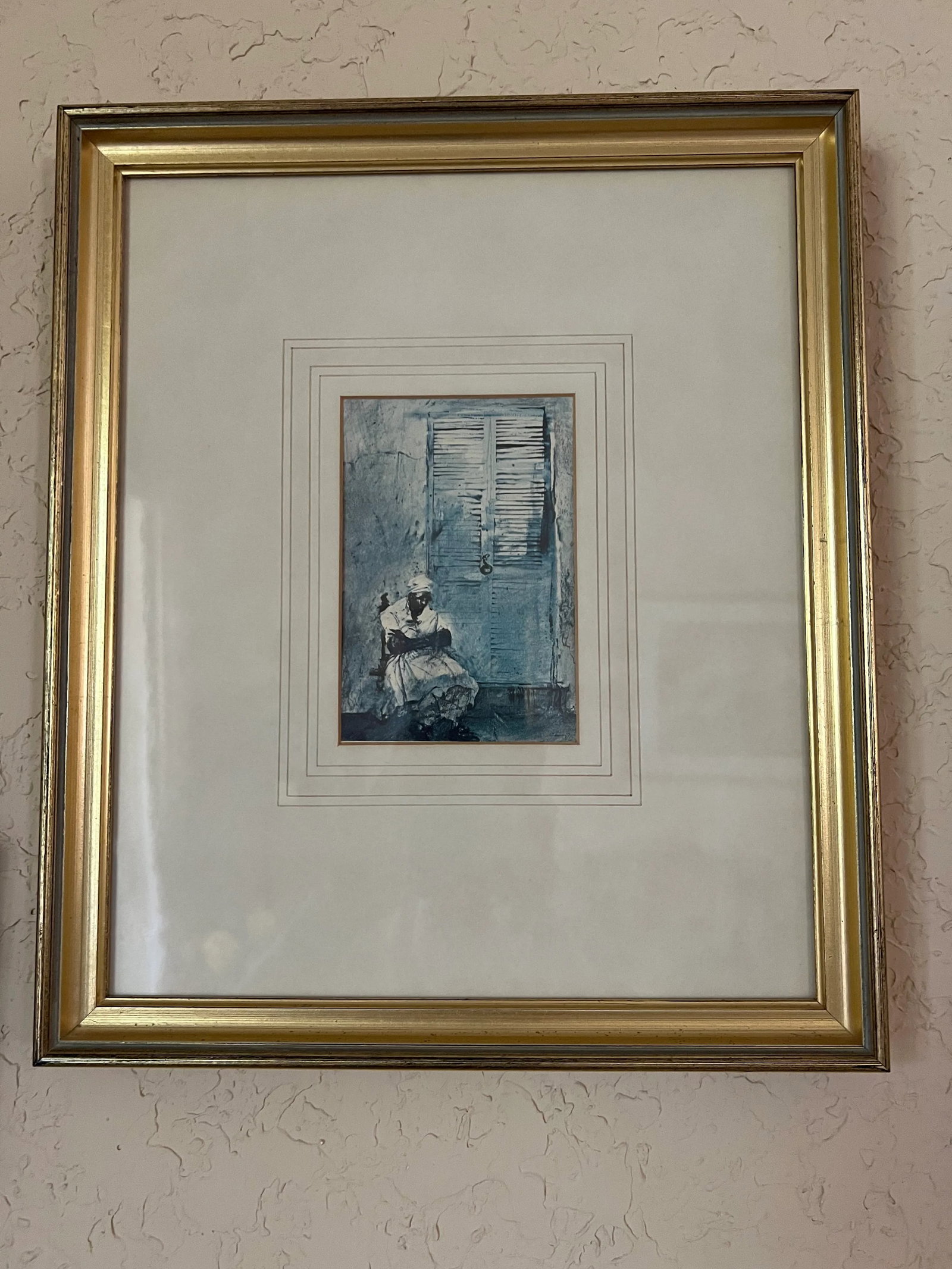Vintage Framed & Matted Prints by Andrew Wyett Collection of 3 - 5