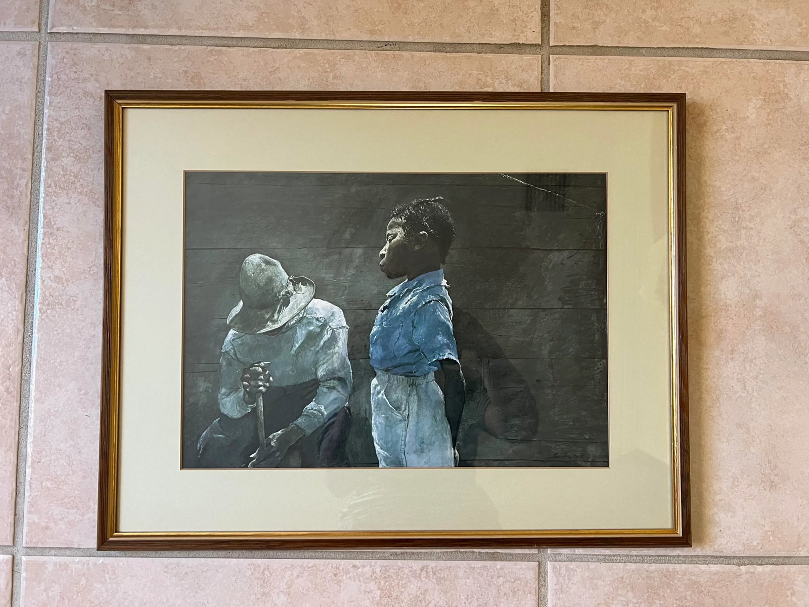 Vintage Framed & Matted Prints by Andrew Wyett Collection of 3 - 8