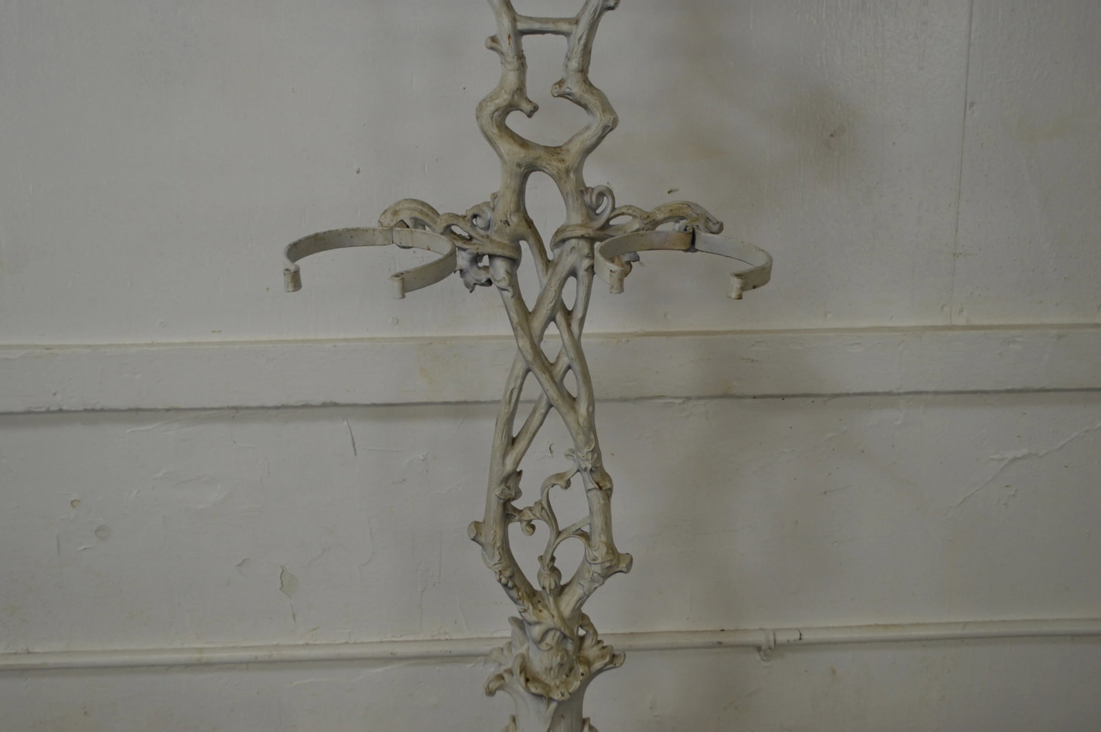 Antique 19th Century Victorian Cast Iron Hall Stand - 8