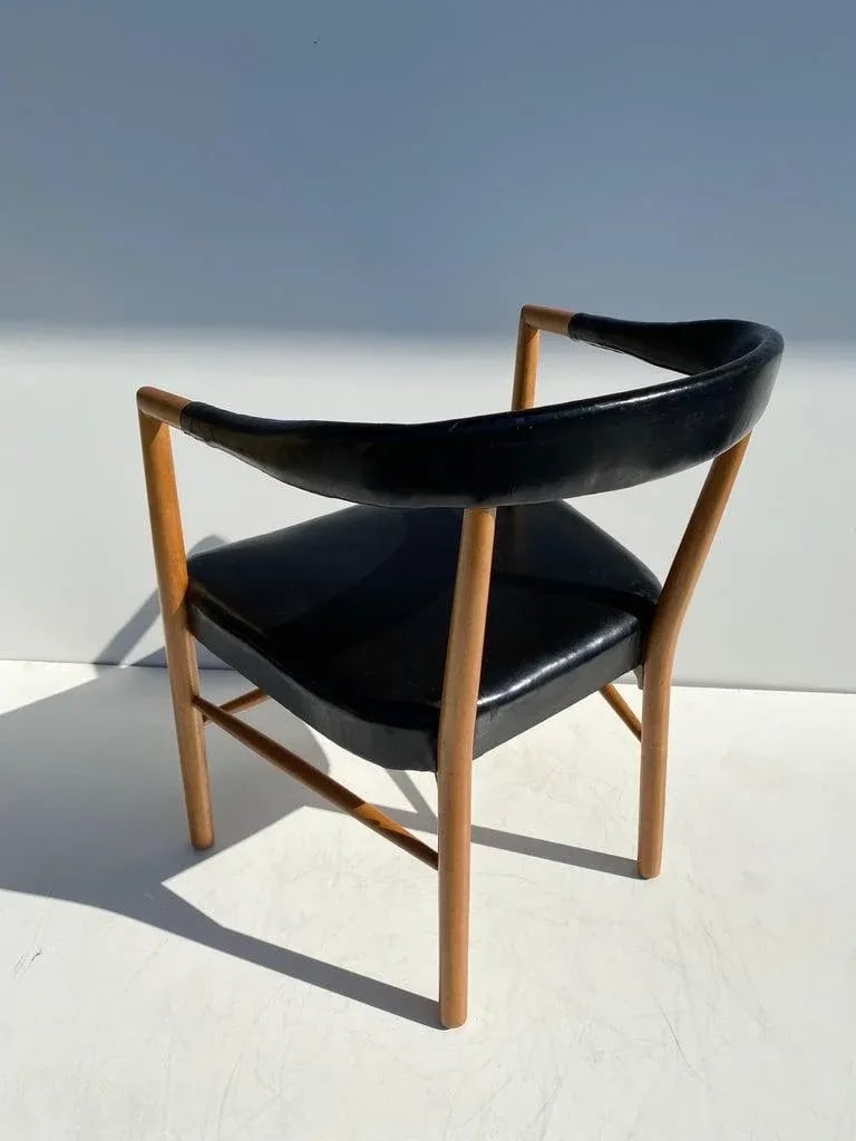 1950s United Nations Armchairs Attributed to Jacob Kjaer - A Pair - 11