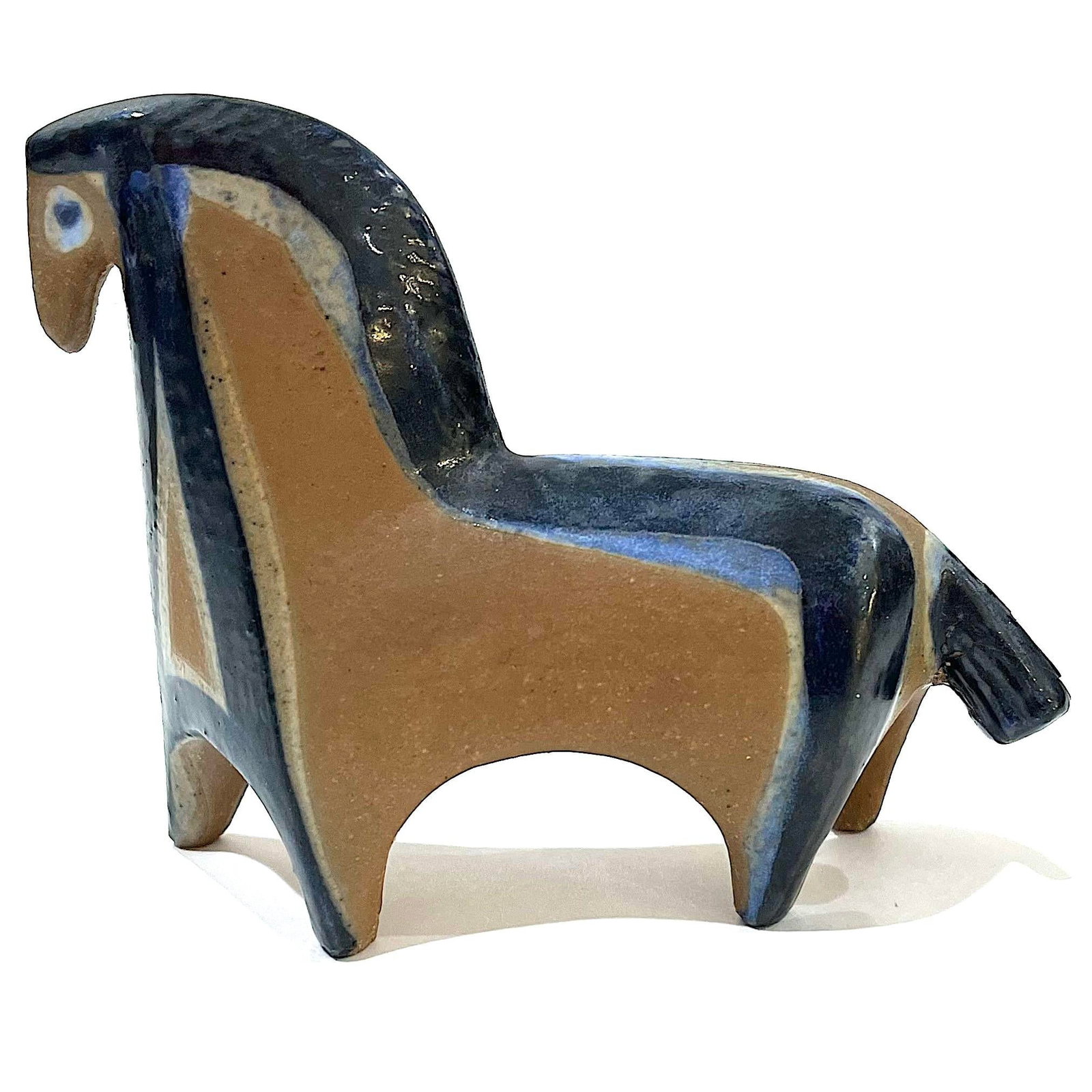 1960's Lisa Larson - Gustavberg - Swedish Lilla Zoo Horses - A Pair - 7