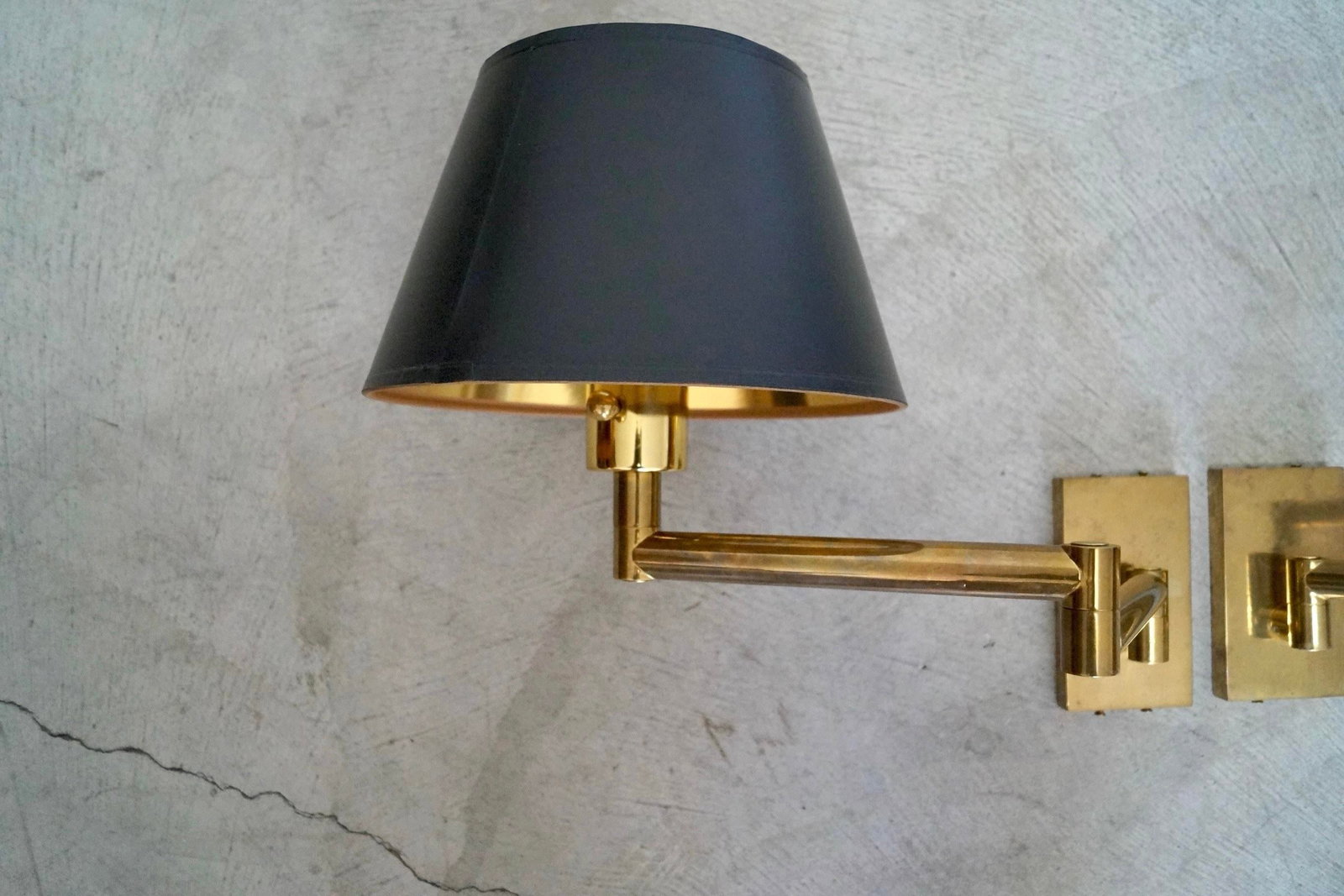 1960's Mid-Century Hollywood Regency Brass Sconces by Chapman - A Pair - 6