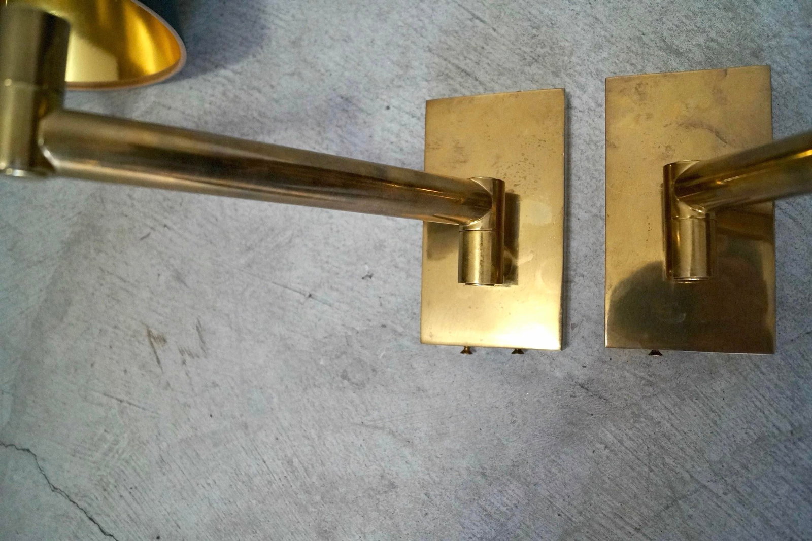1960's Mid-Century Hollywood Regency Brass Sconces by Chapman - A Pair - 8