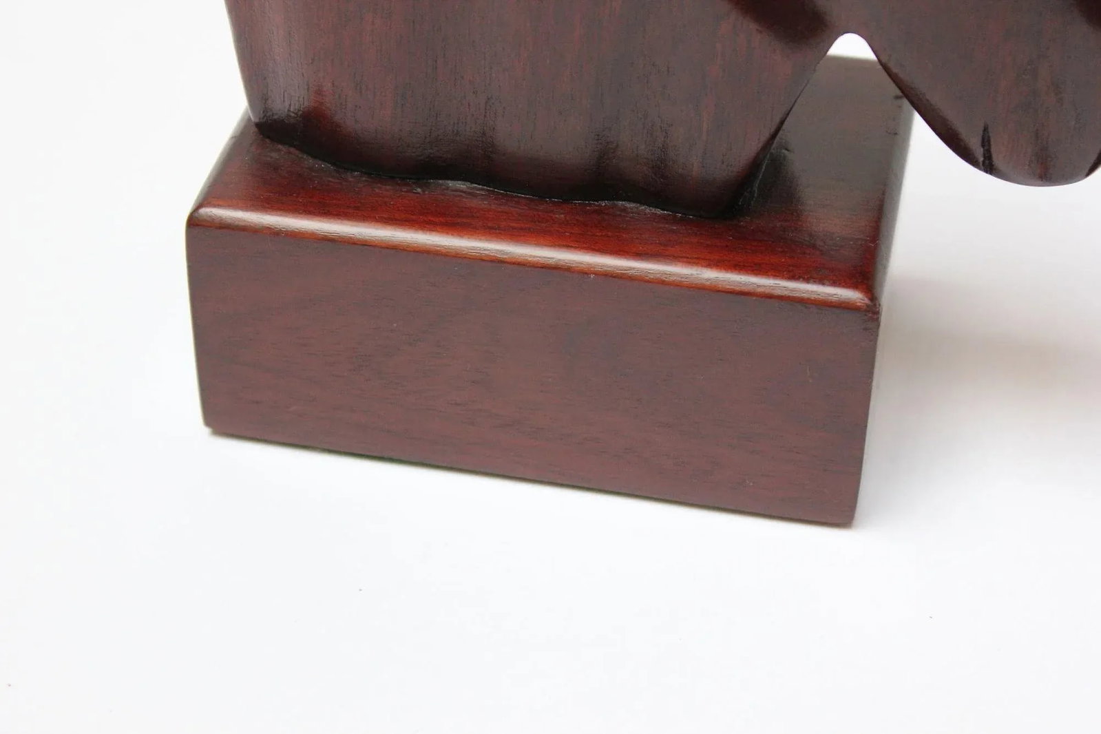 1950s Carved Solid Mahogany Horse Head Bookends- a Pair - 9