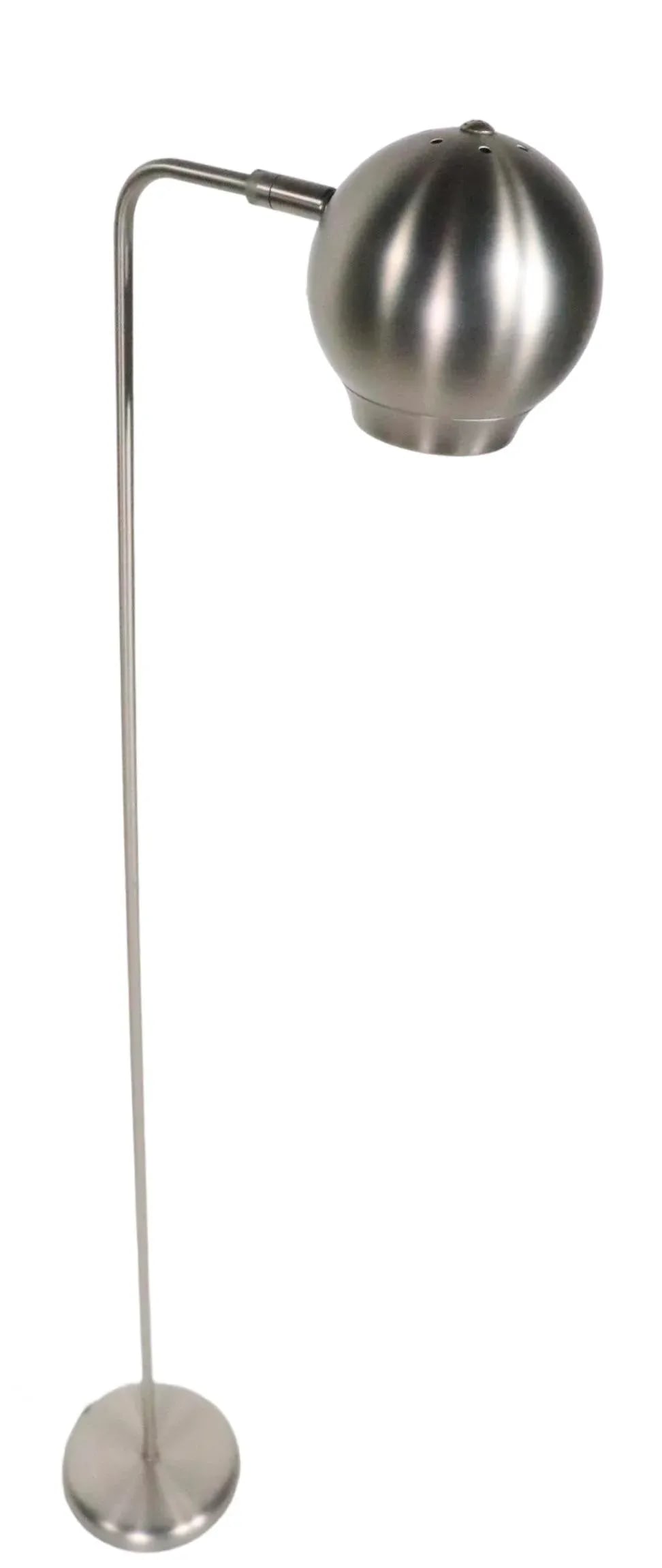 Space Age Brushed Steel Kovacs Eyeball Floor Lamp C 1950/1960's - 2