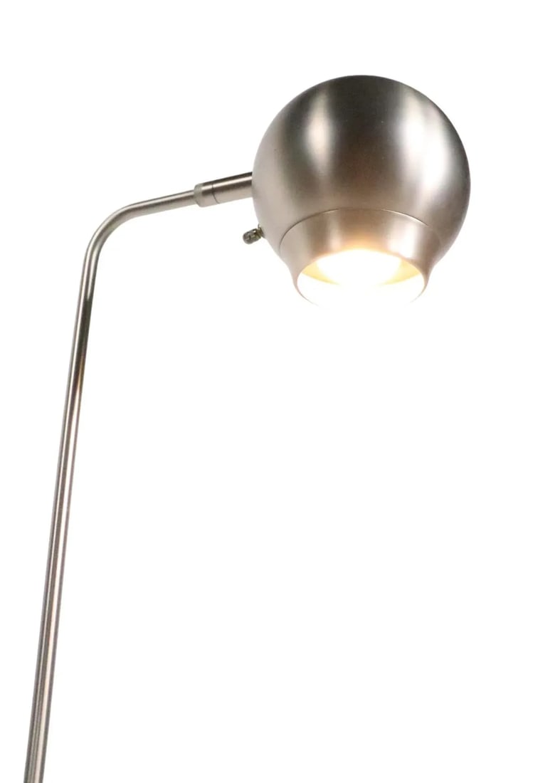 Space Age Brushed Steel Kovacs Eyeball Floor Lamp C 1950/1960's - 6