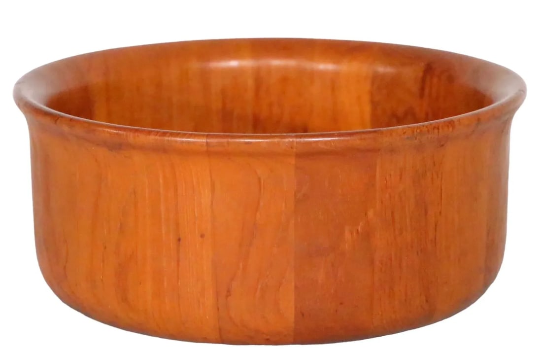 Mid Century Danish Modern Teak Salad Bowl by Richard Nissen Made in Denmark C 1950/1960's - 3