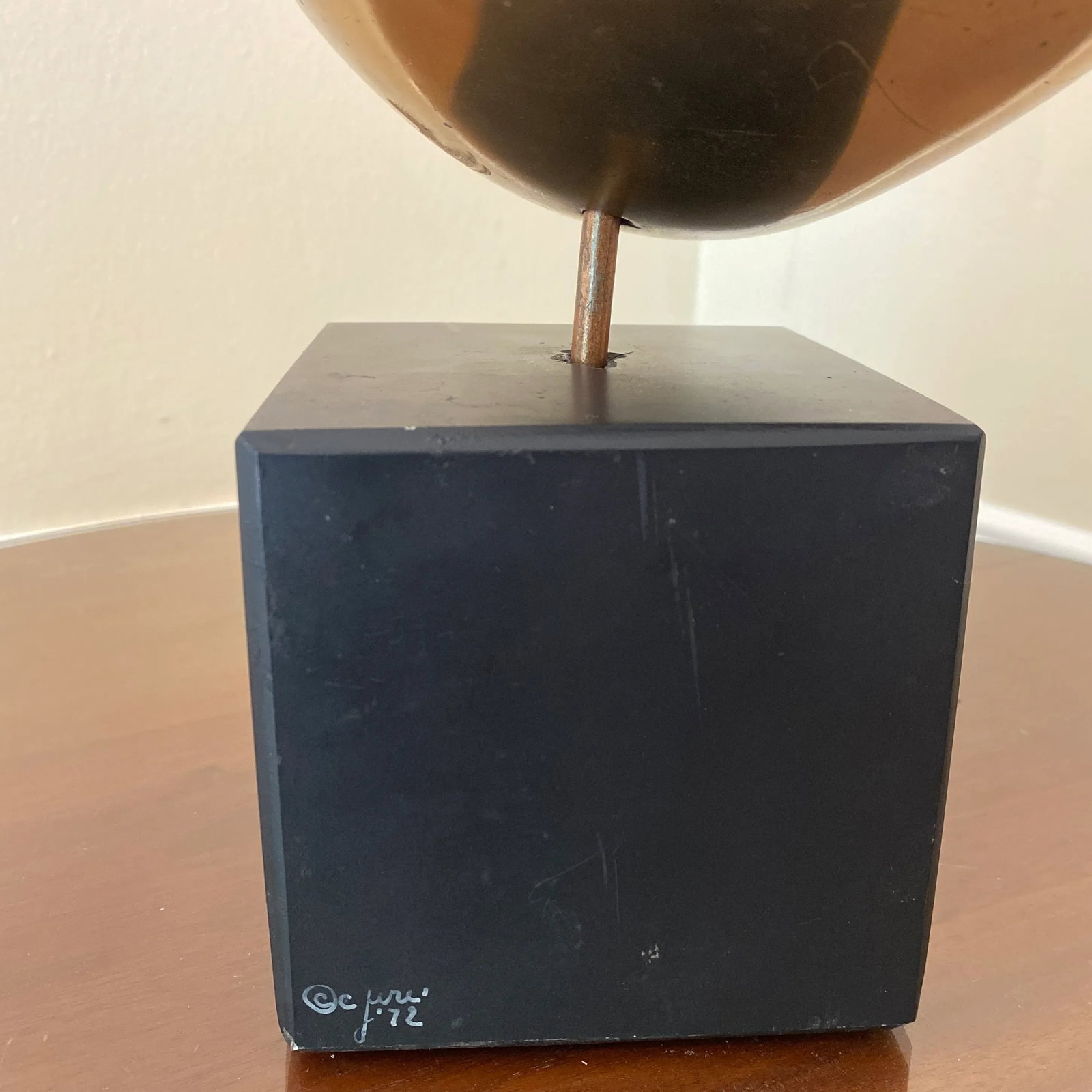 1970s Curtis Jere Brutalist Bronze Clam Sculpture, Dated 1972 - 3