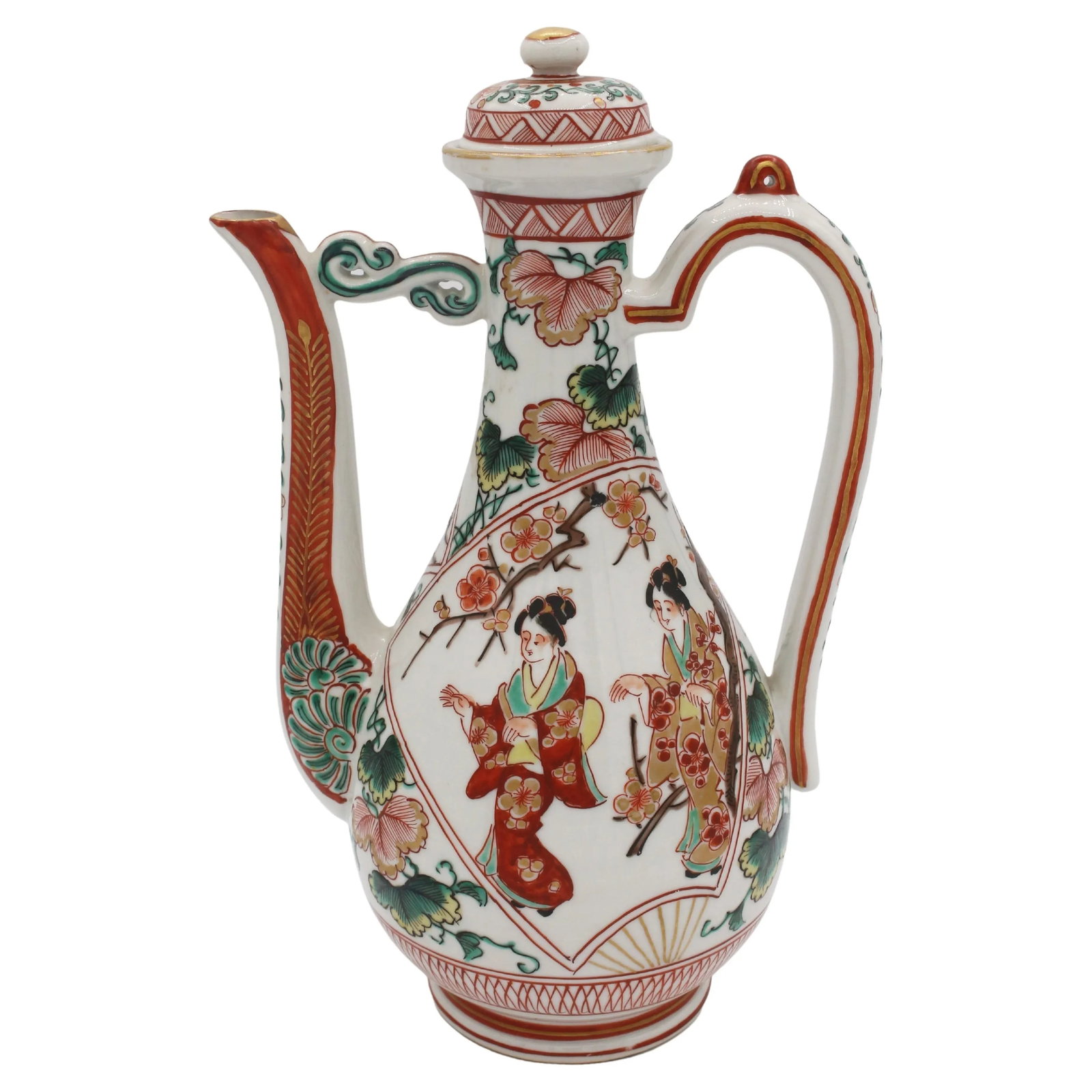 Meiji Period Porcelain Wine Ewer - 9