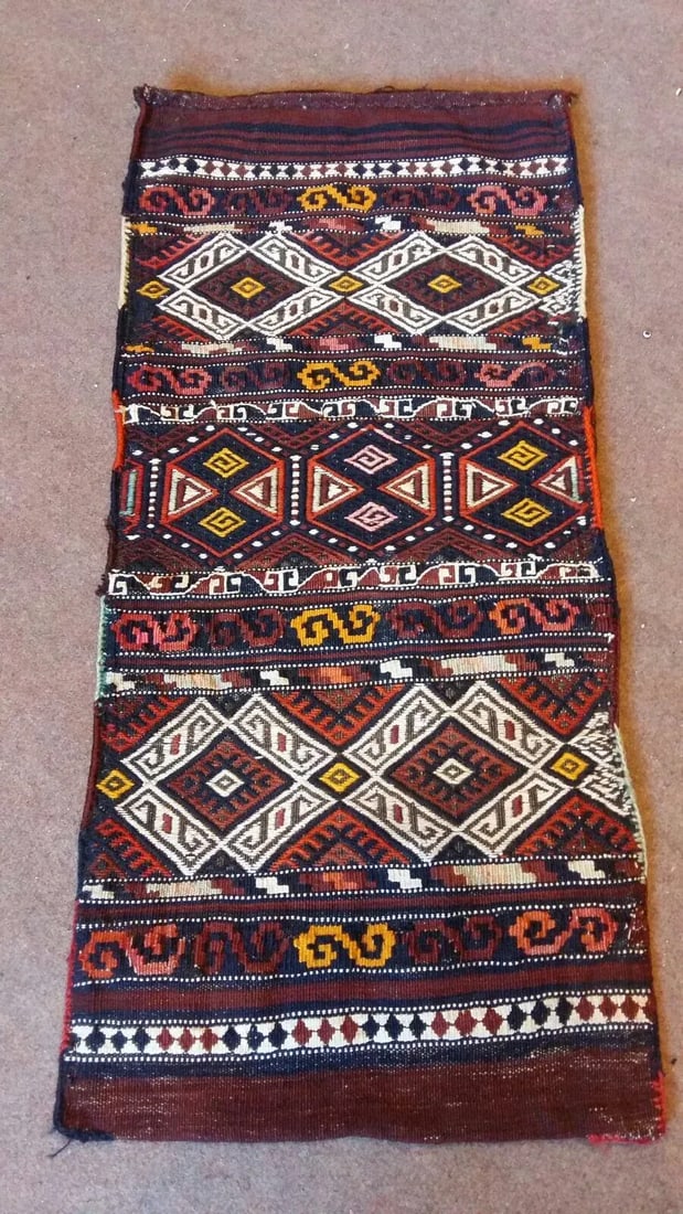 Antique Anatolian Embroidered Pillow Case - 5