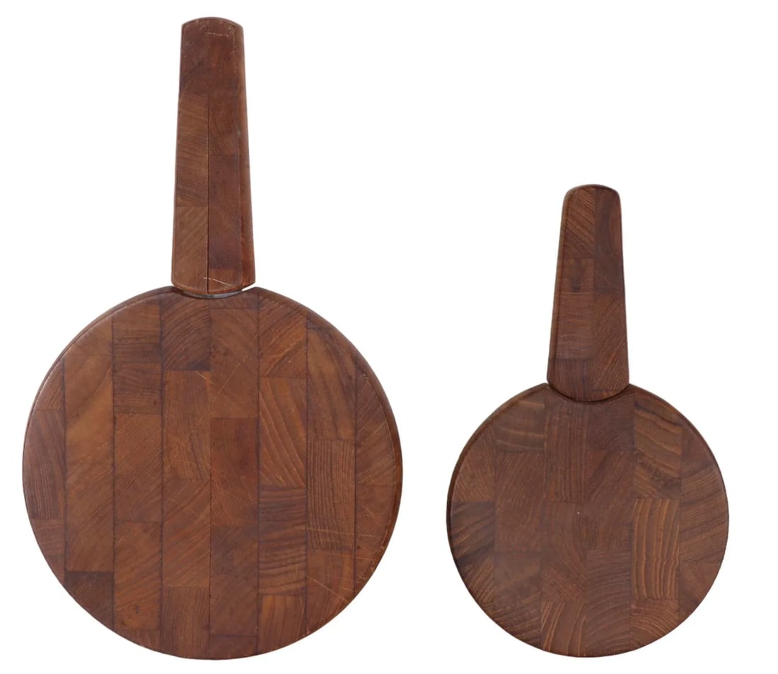Danish Mid Century Modern Teak Cheese Cutting Board by Quistgaard for Dansk - 2