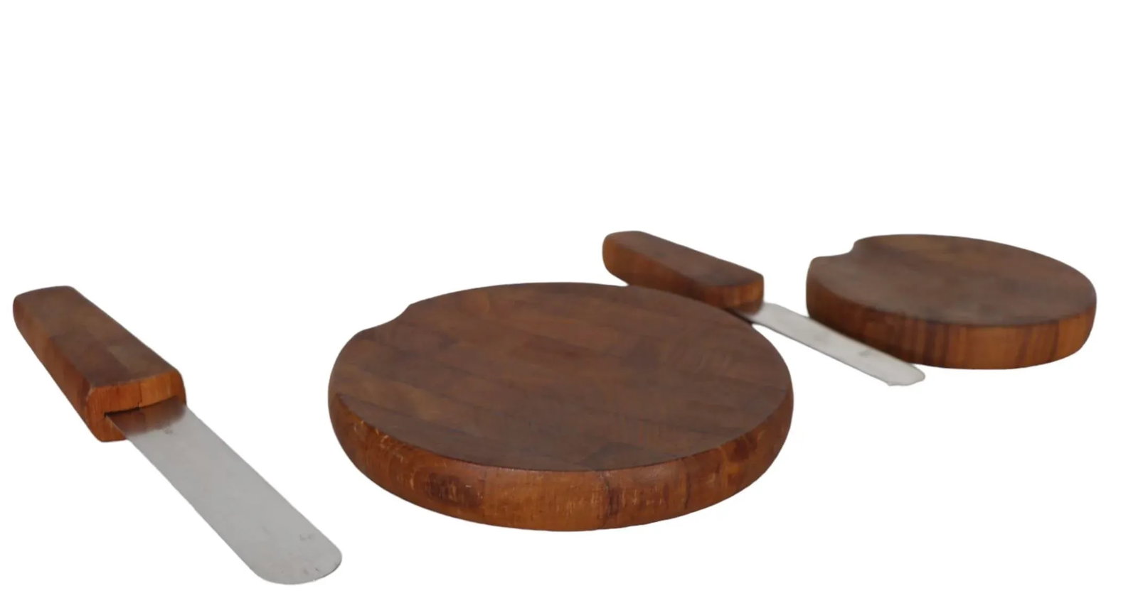 Danish Mid Century Modern Teak Cheese Cutting Board by Quistgaard for Dansk - 5