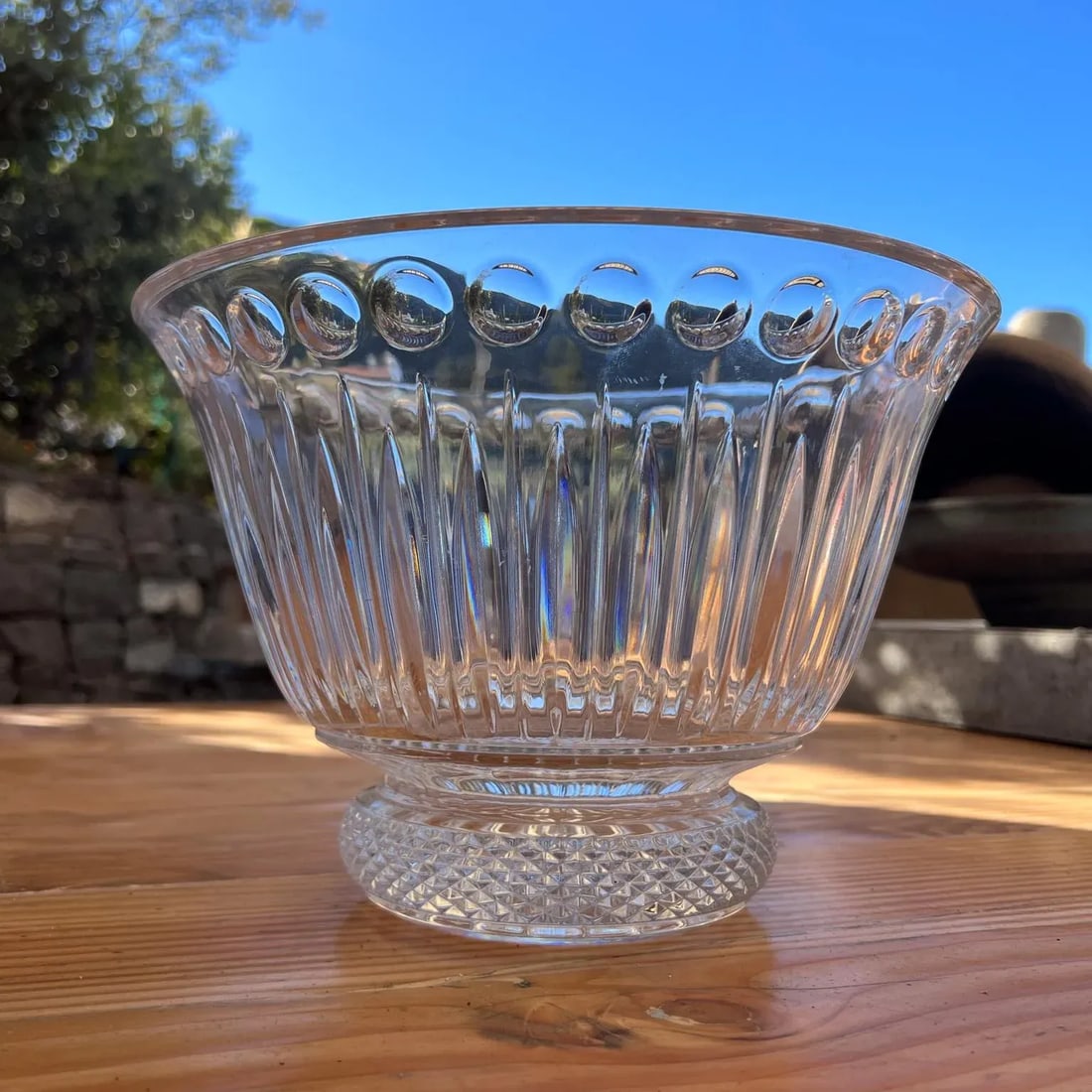 1990s Sutton Place Crystal Centerpiece Bowl by Godinger - 4