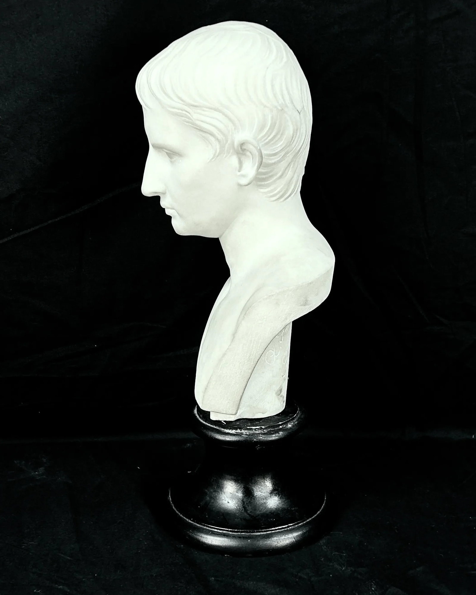 19th Century Italian Grand Tour Augustus Caesar Bust by Antonio Frilli - 2