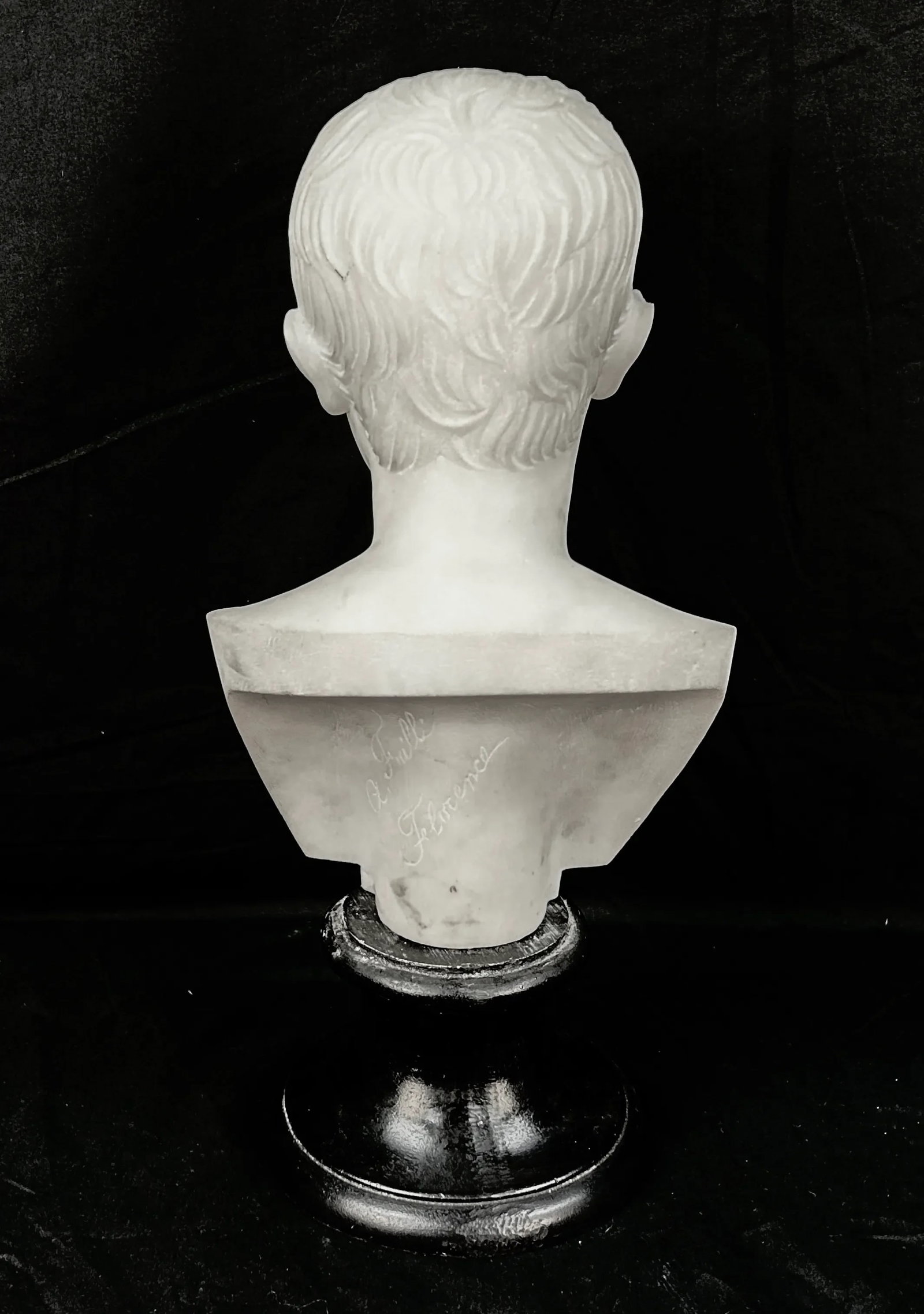 19th Century Italian Grand Tour Augustus Caesar Bust by Antonio Frilli - 4