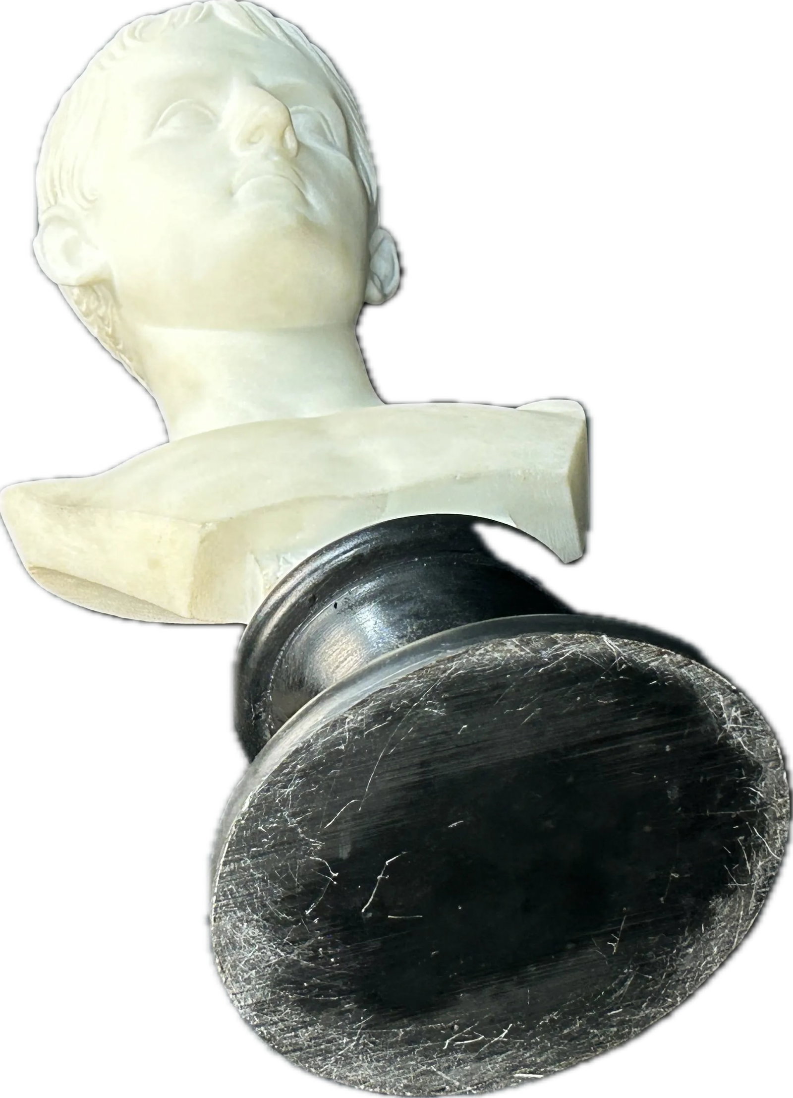 19th Century Italian Grand Tour Augustus Caesar Bust by Antonio Frilli - 8