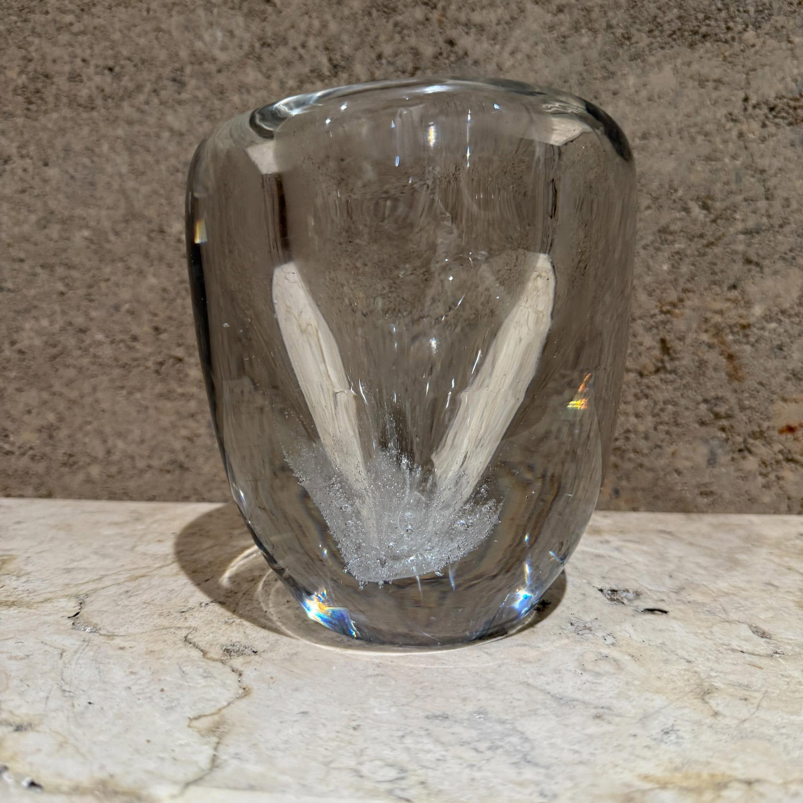 1950s Kaj Franck Iittala Hand Blown Glass Small Vase Finland - 10