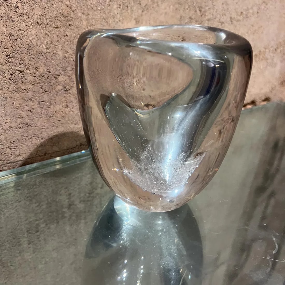 1950s Kaj Franck Iittala Hand Blown Glass Small Vase Finland - 4