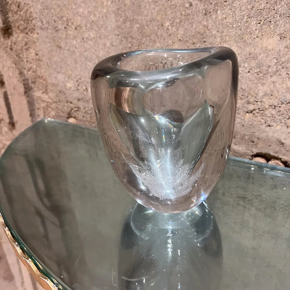 1950s Kaj Franck Iittala Hand Blown Glass Small Vase Finland - 5