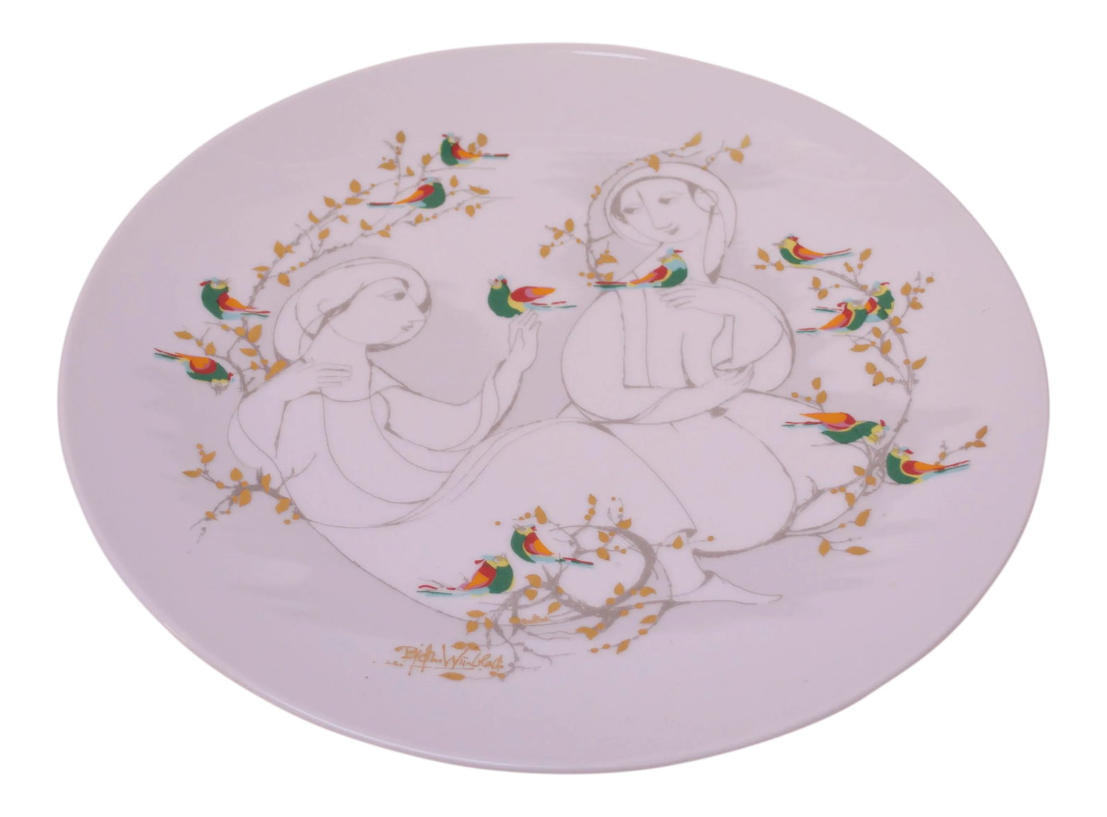 BjÃ¸rn Wiinblad for Rosenthal Studio Line Decorative Plate (1 of 9)
